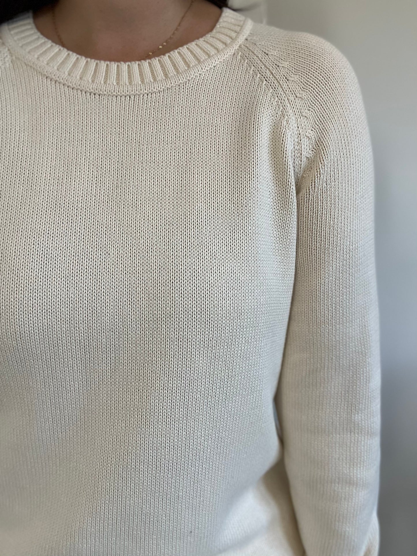 NEW Gap Cream Knit Sweater - Size L