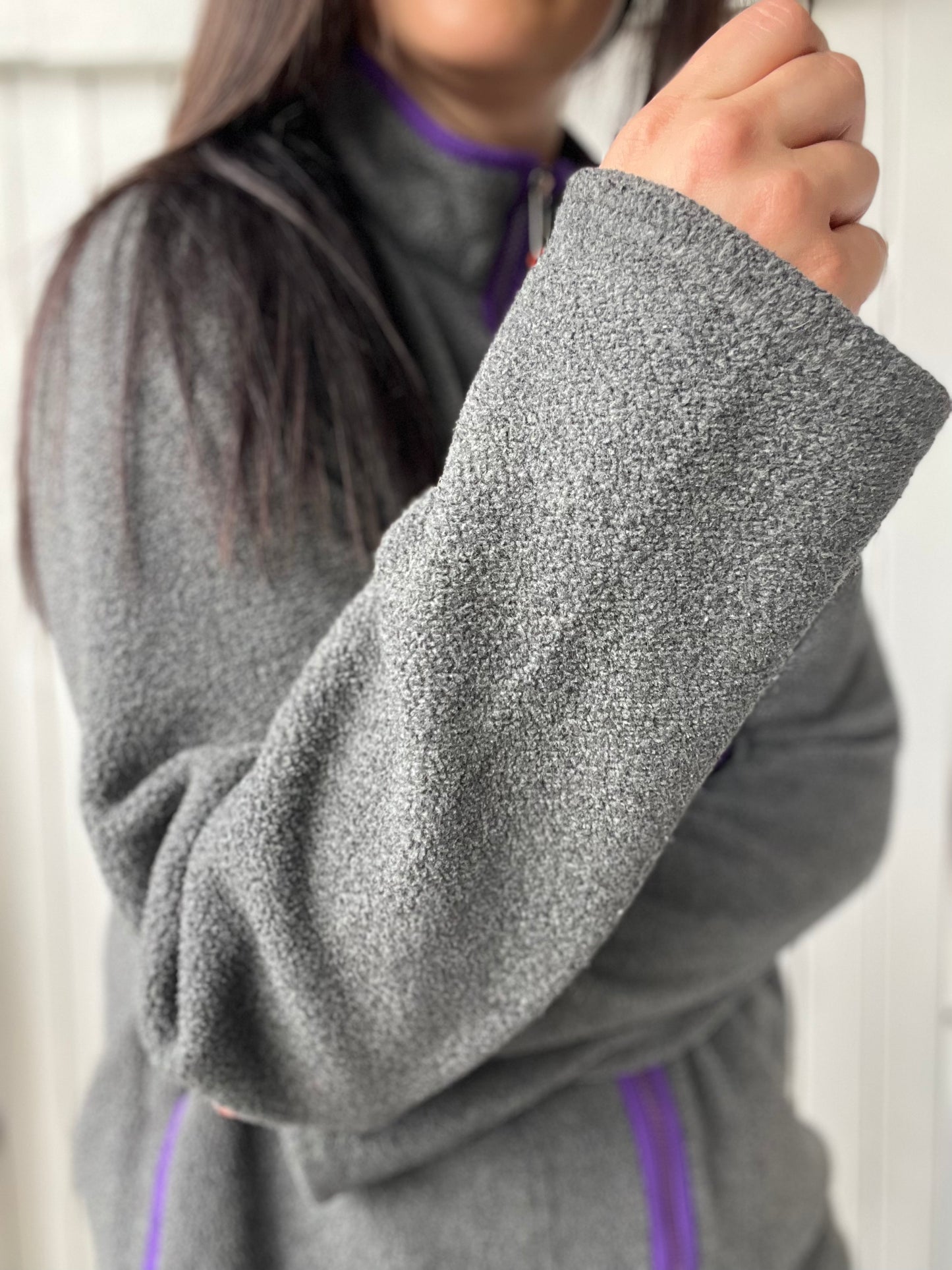 Patagonia Purple Zip Up - Size L