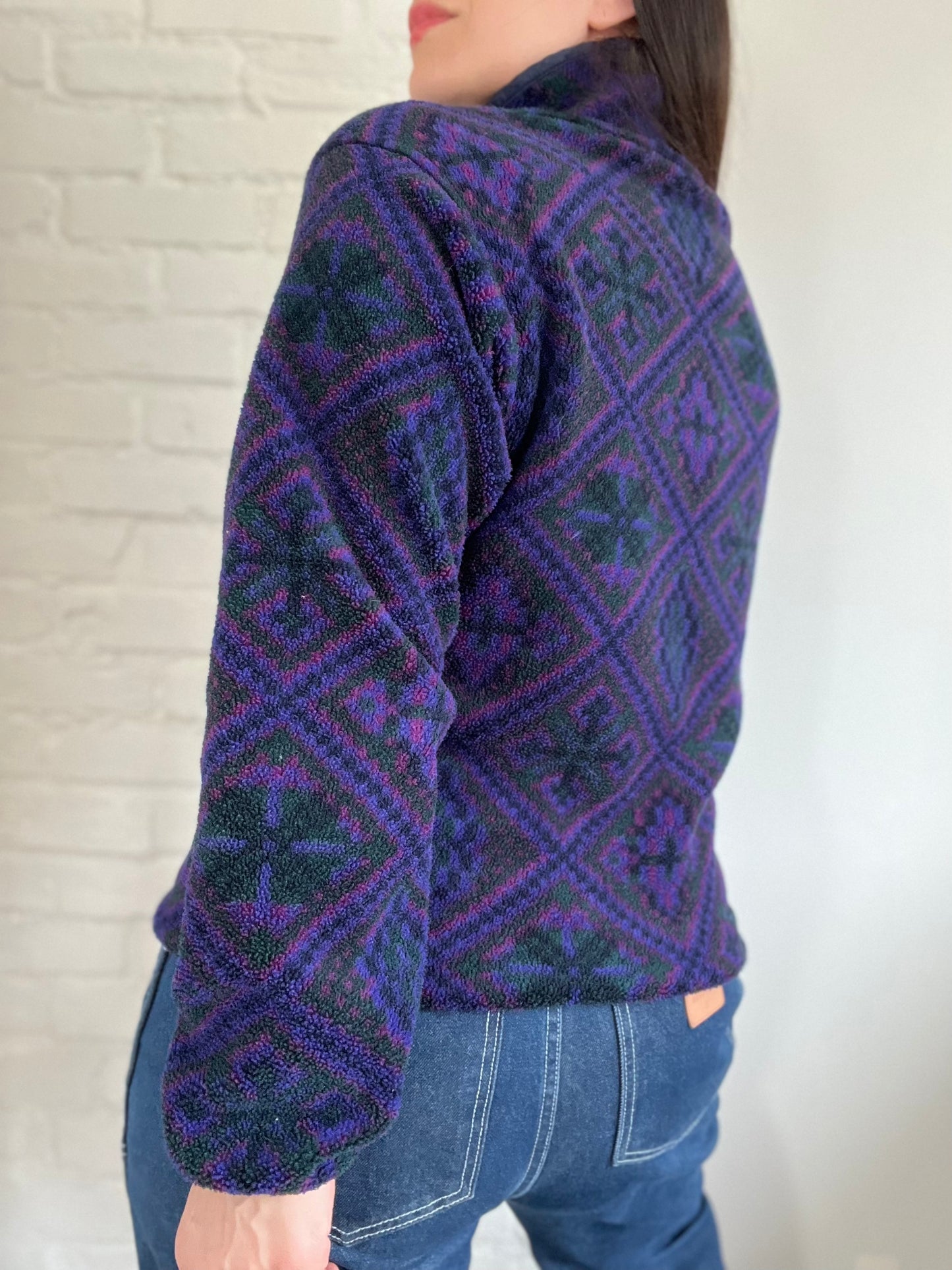 90s Retro Patagonia Fleece Synchilla - Size M