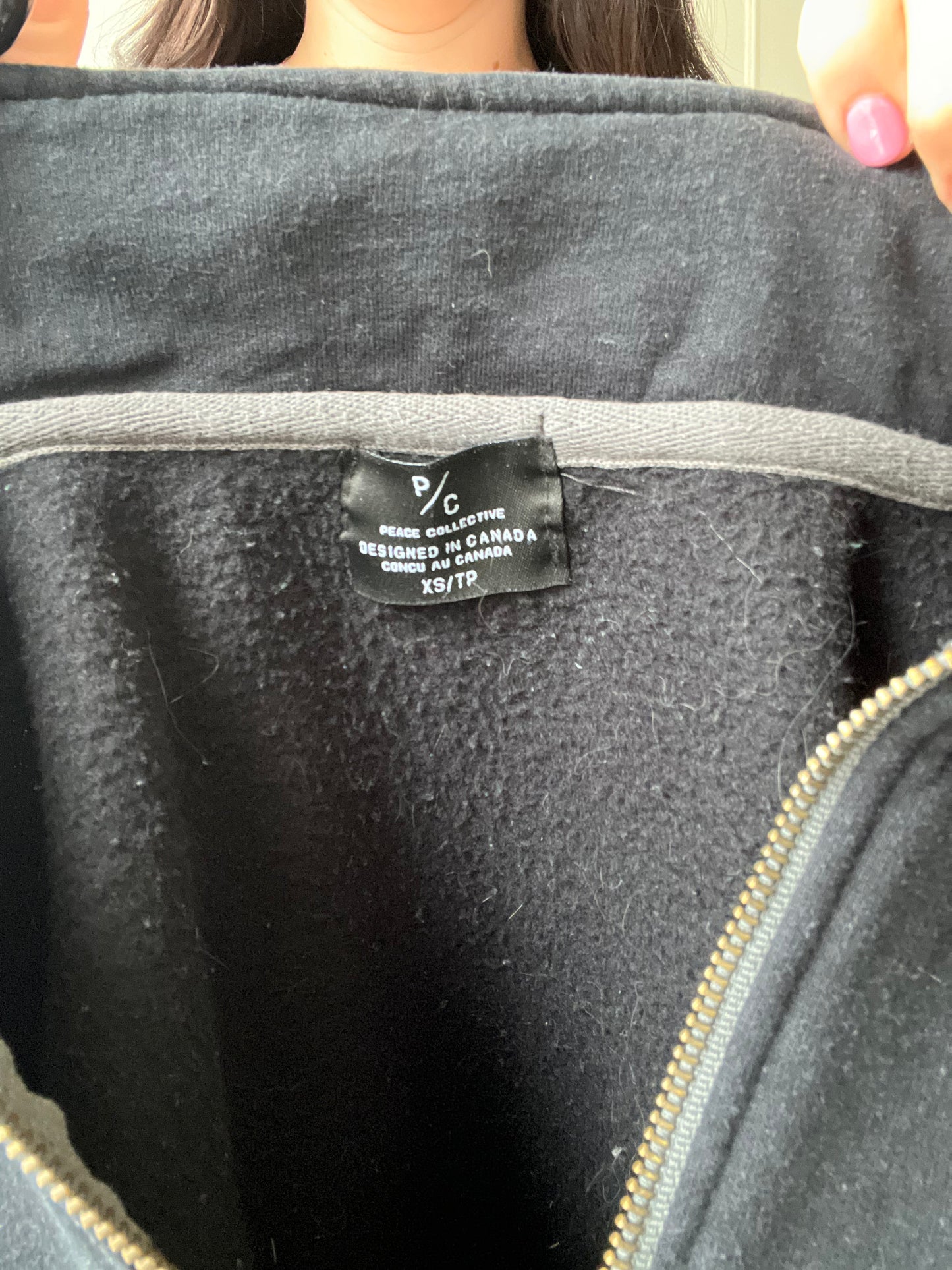 Home Is Toronto Crescent 1/4 Zip  - Size XS