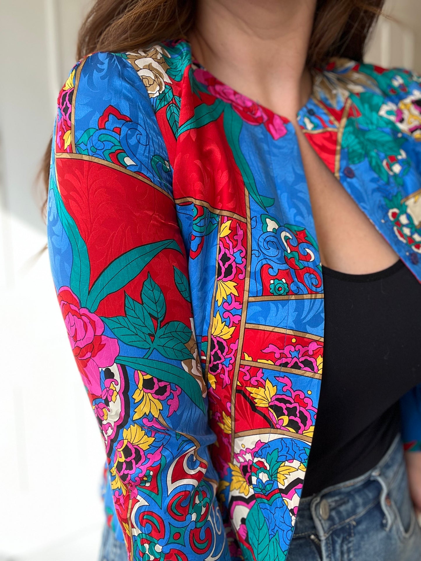 Anne Crimmins for Umi Collections Silk Top - Size 4