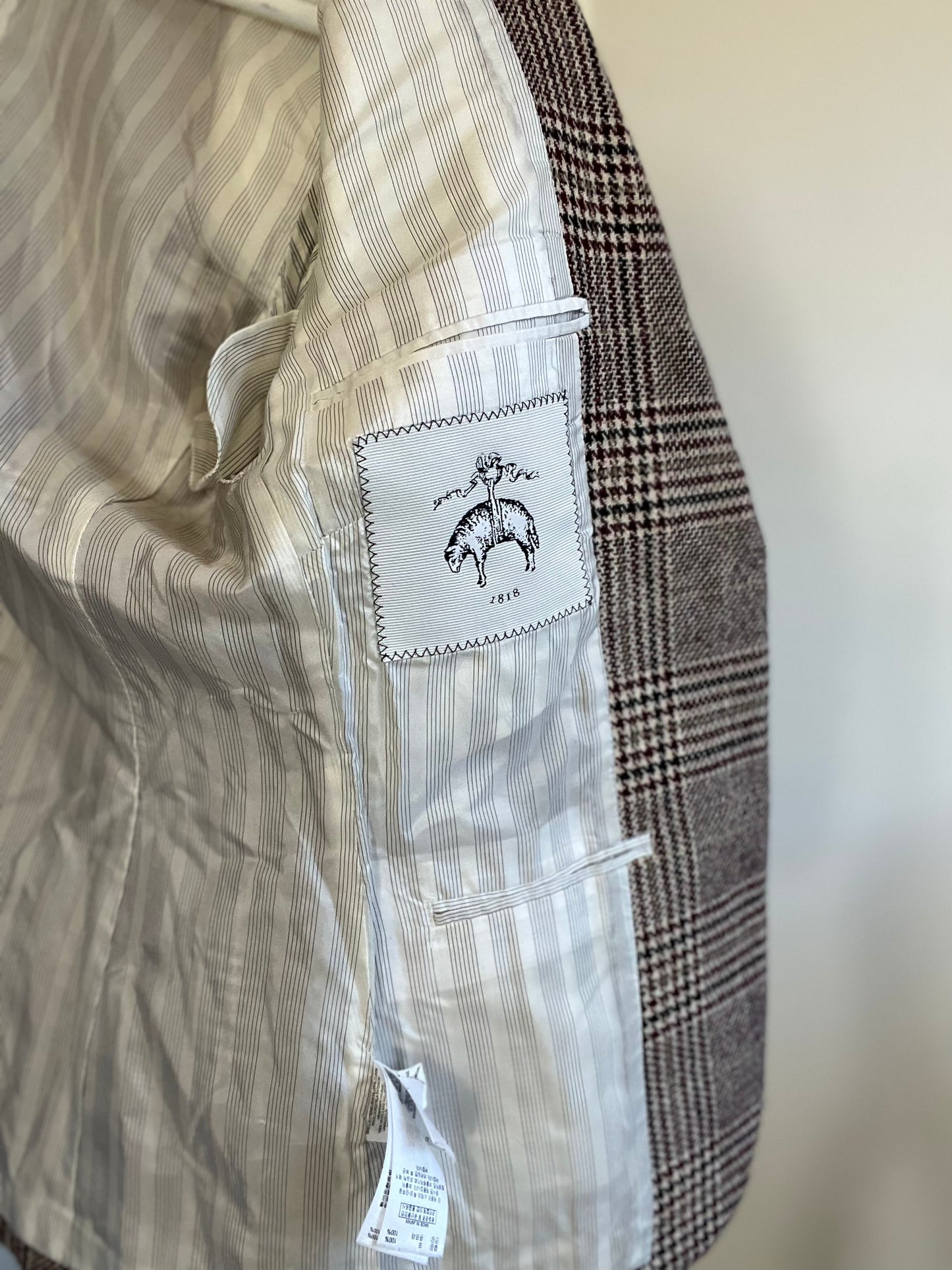 Made in Japan Plaid Blazer - Size S