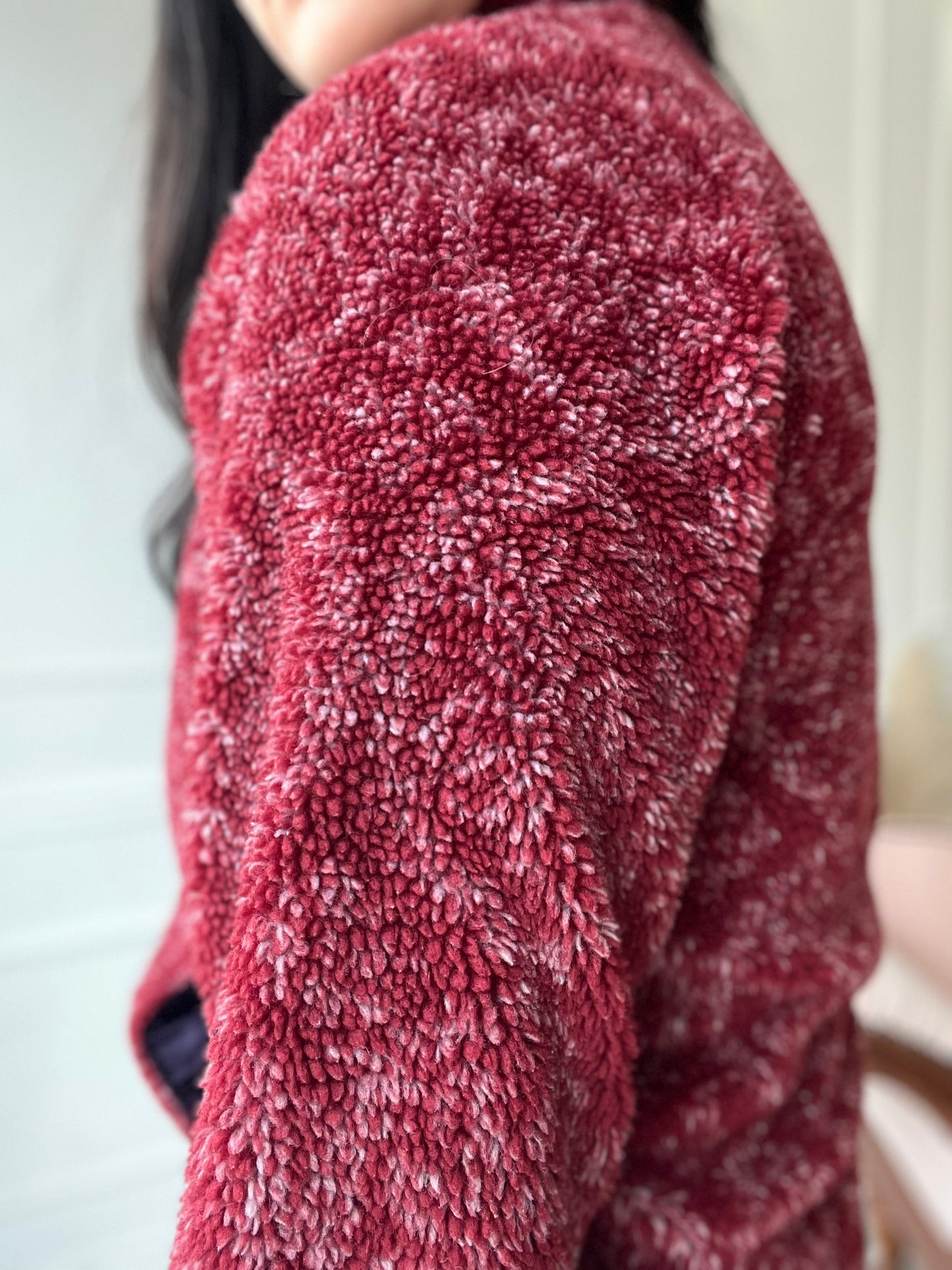 Vintage Patagonia Teddy Sherpa Pullover - Size S