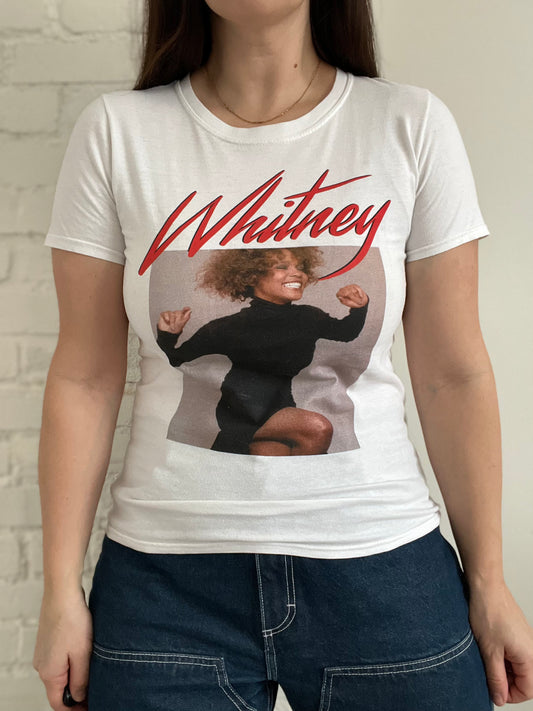 Whitney Houston Retro T-shirt  - Womens S