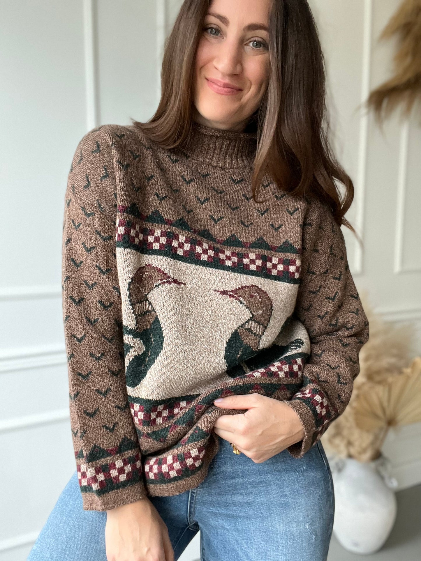 Dad Loon Knit Sweater - Size XL