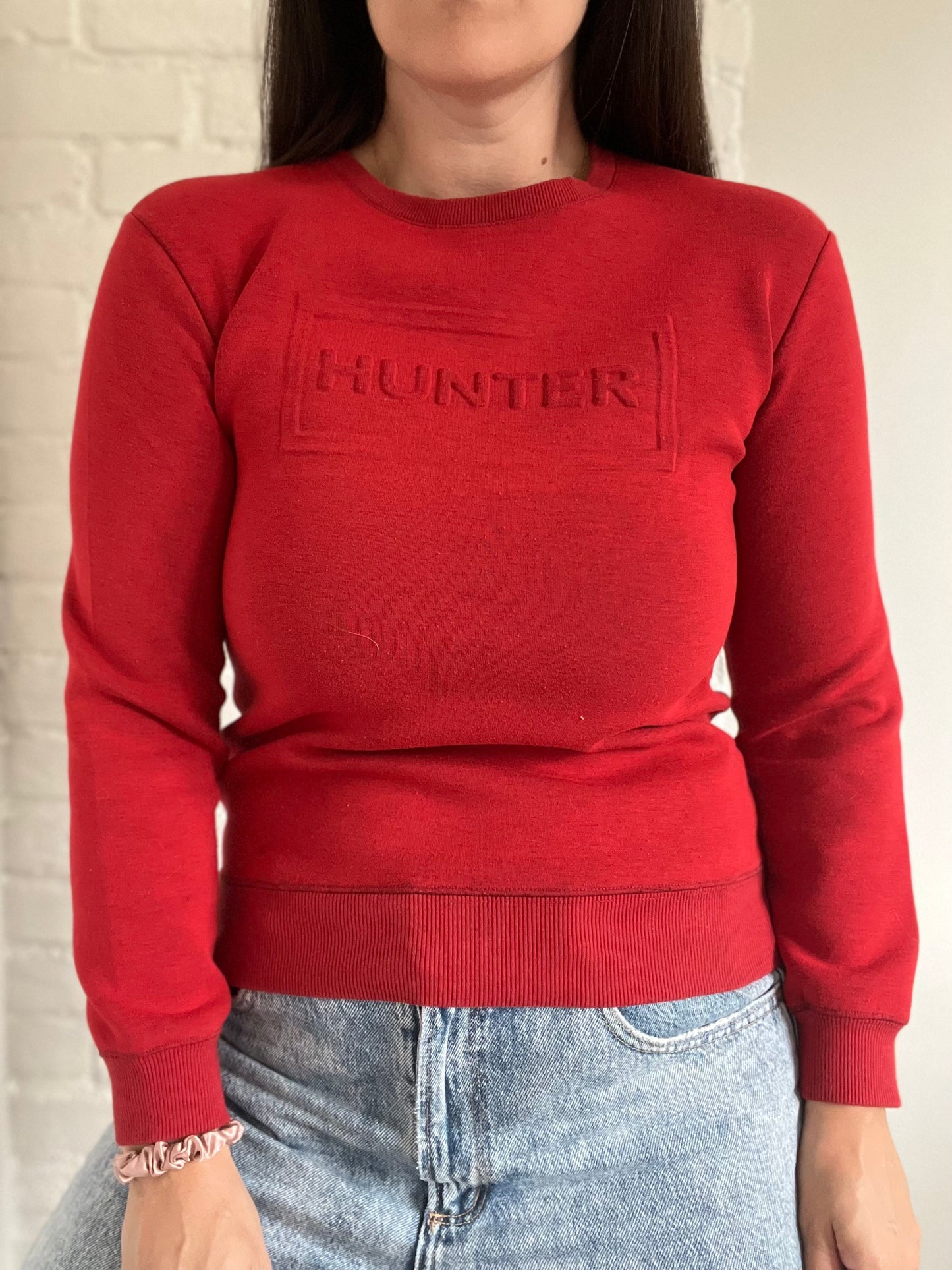 Cherry Red Hunter Crewneck - Size XS/S