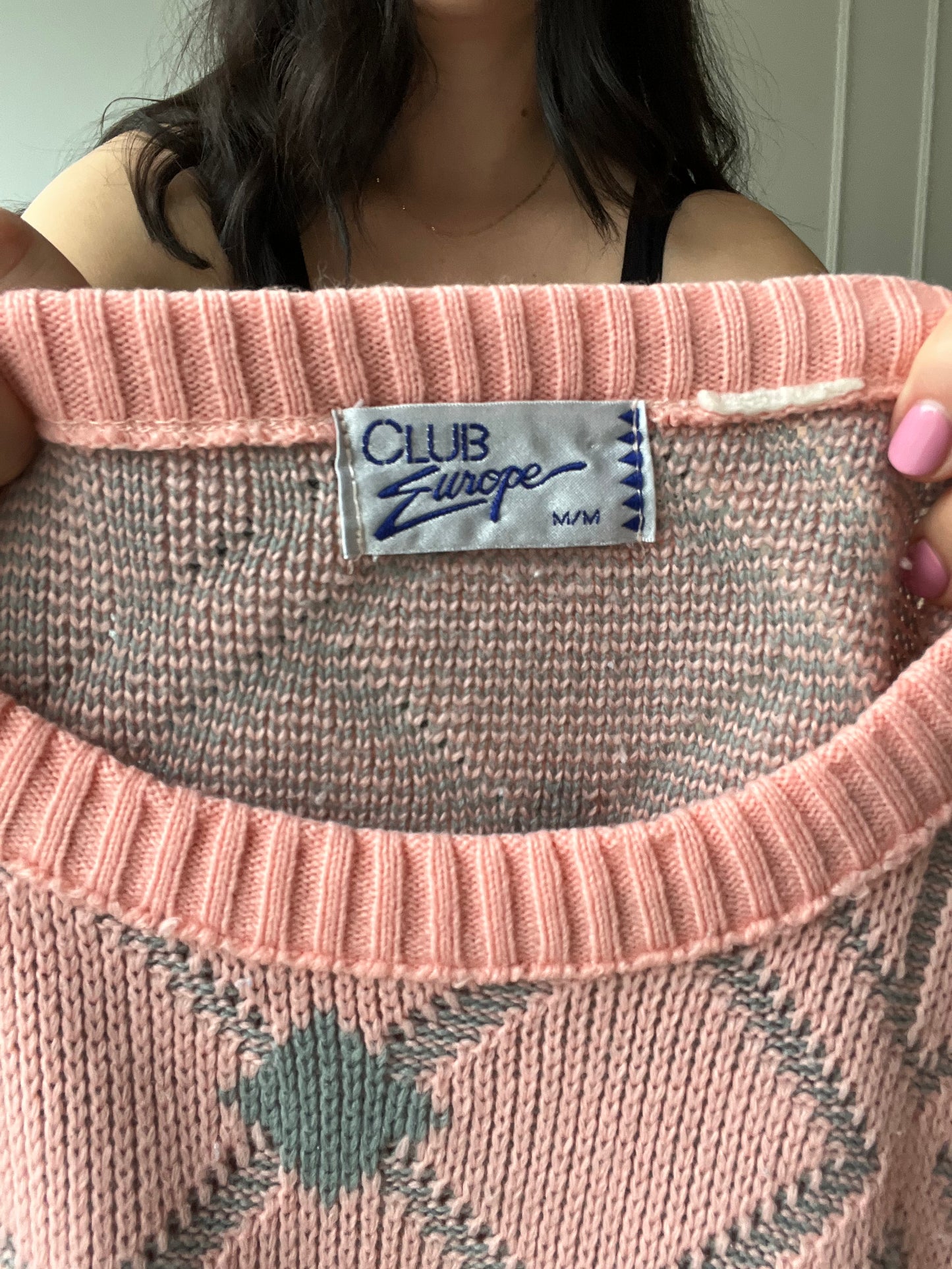 Blush Pink Dad Knit - Size XL