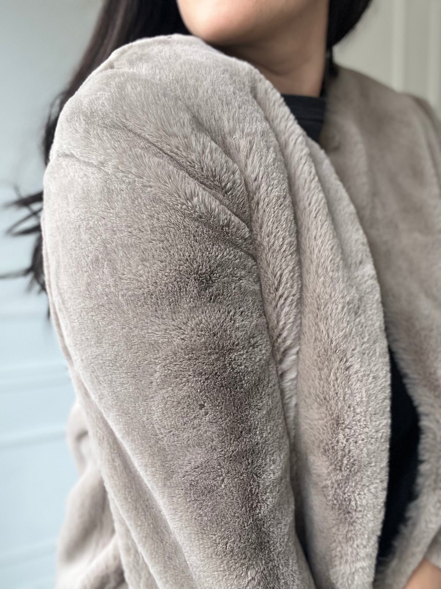 Buttery Soft Faux Fur Jacket - Size M