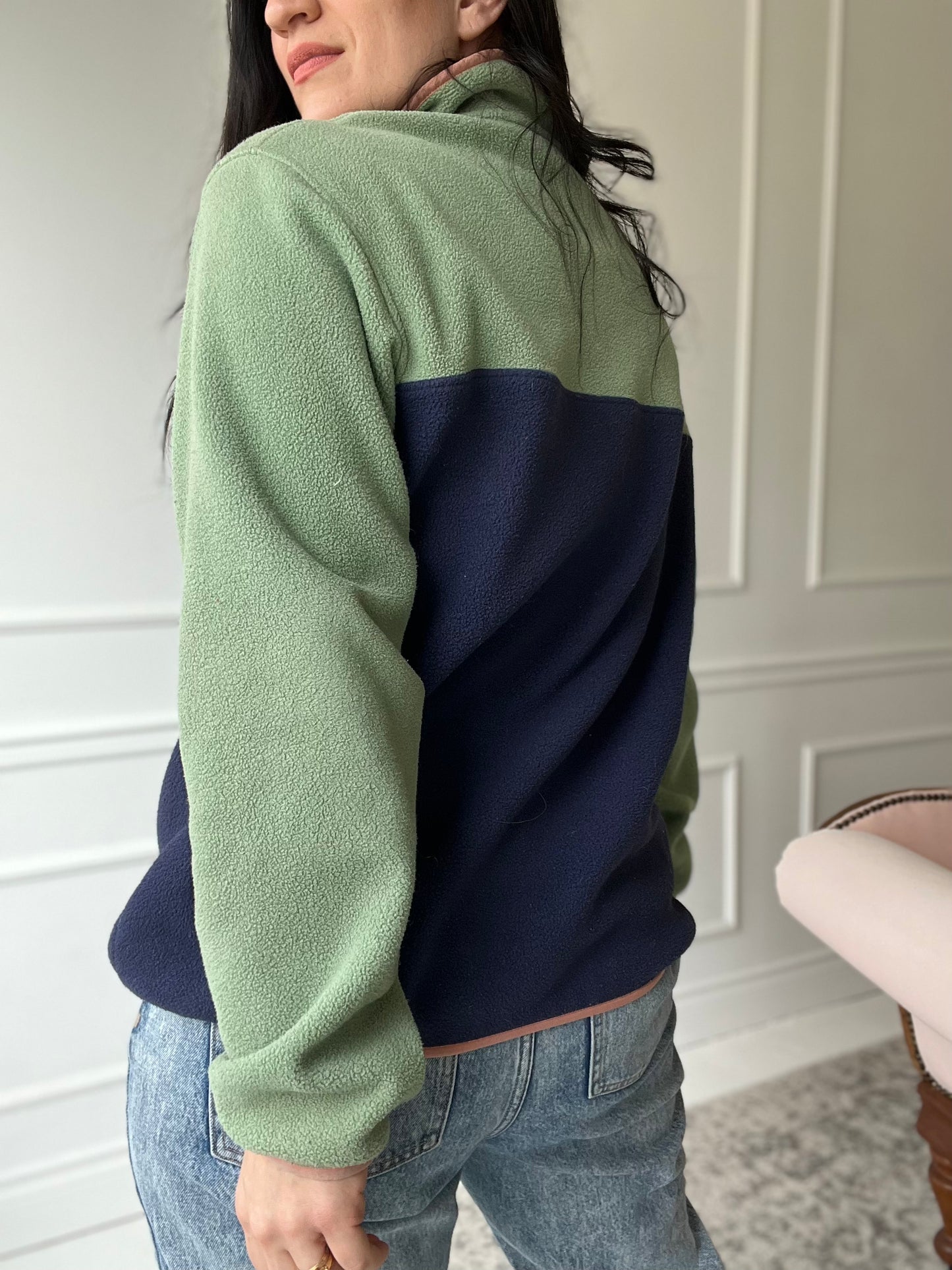 Patagonia Synchilla Sage & Pink - Size L