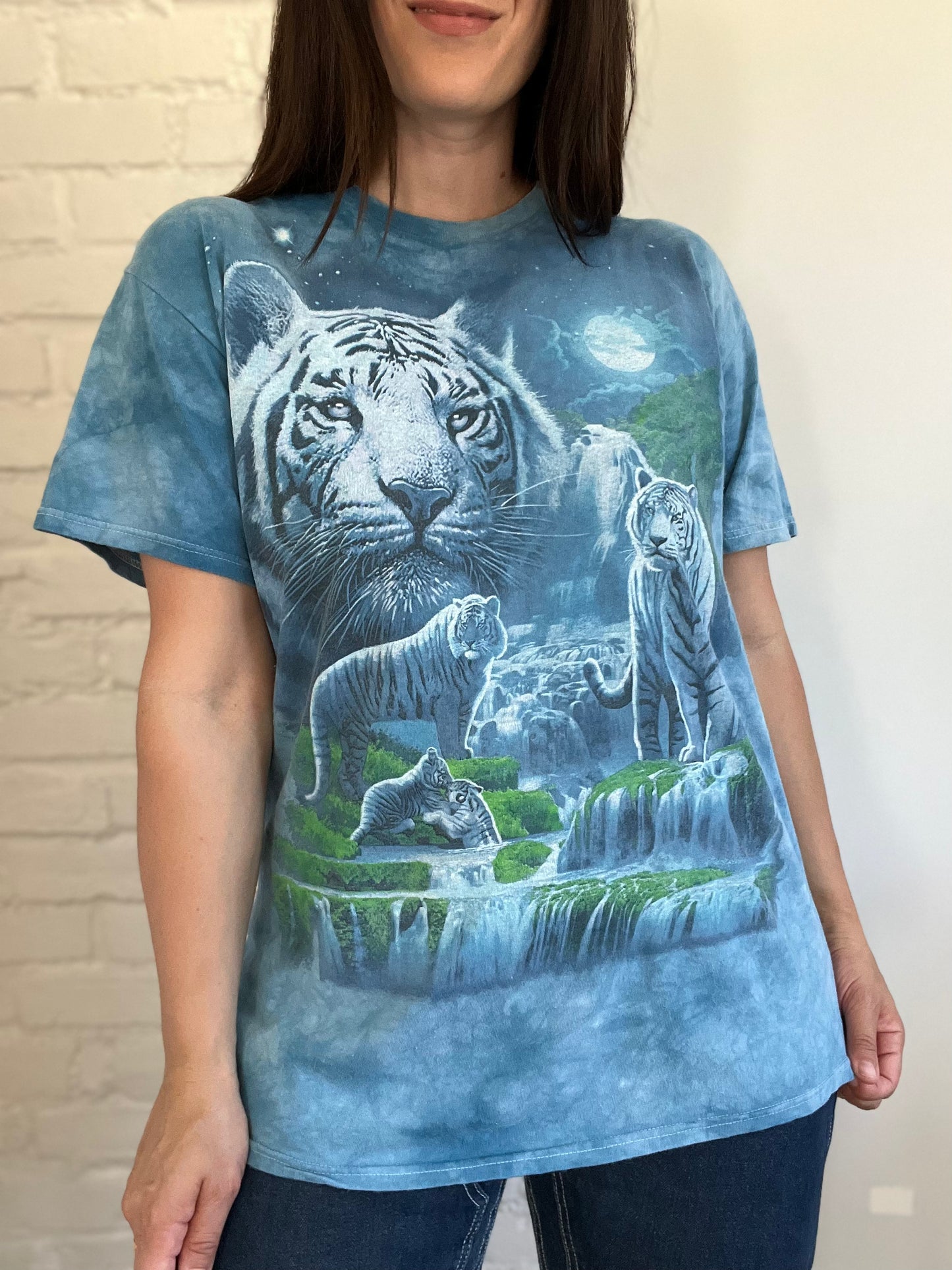 White Tiger Vintage Tshirt - Size L