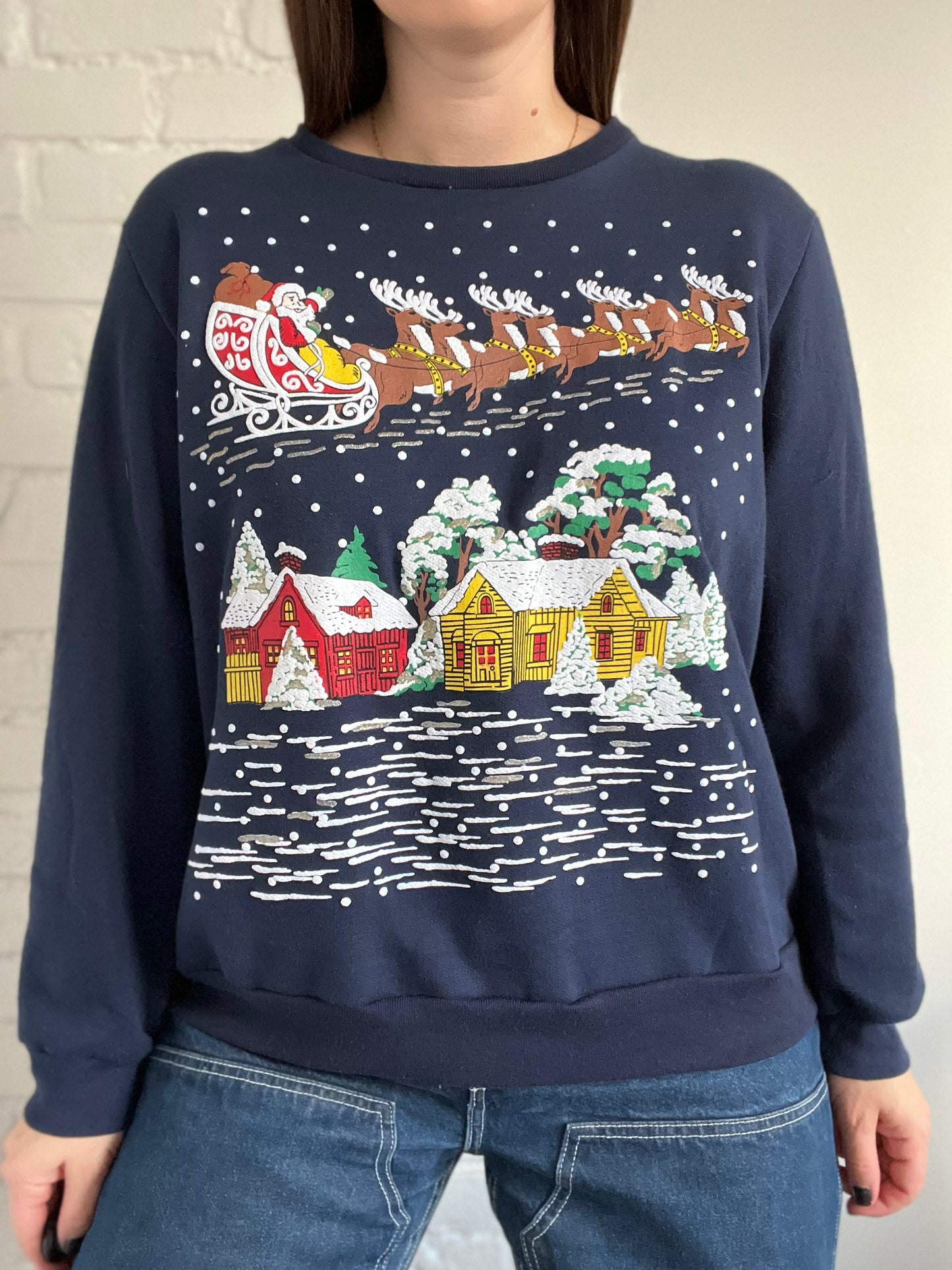 Santa Claus Theme Sweater - XL