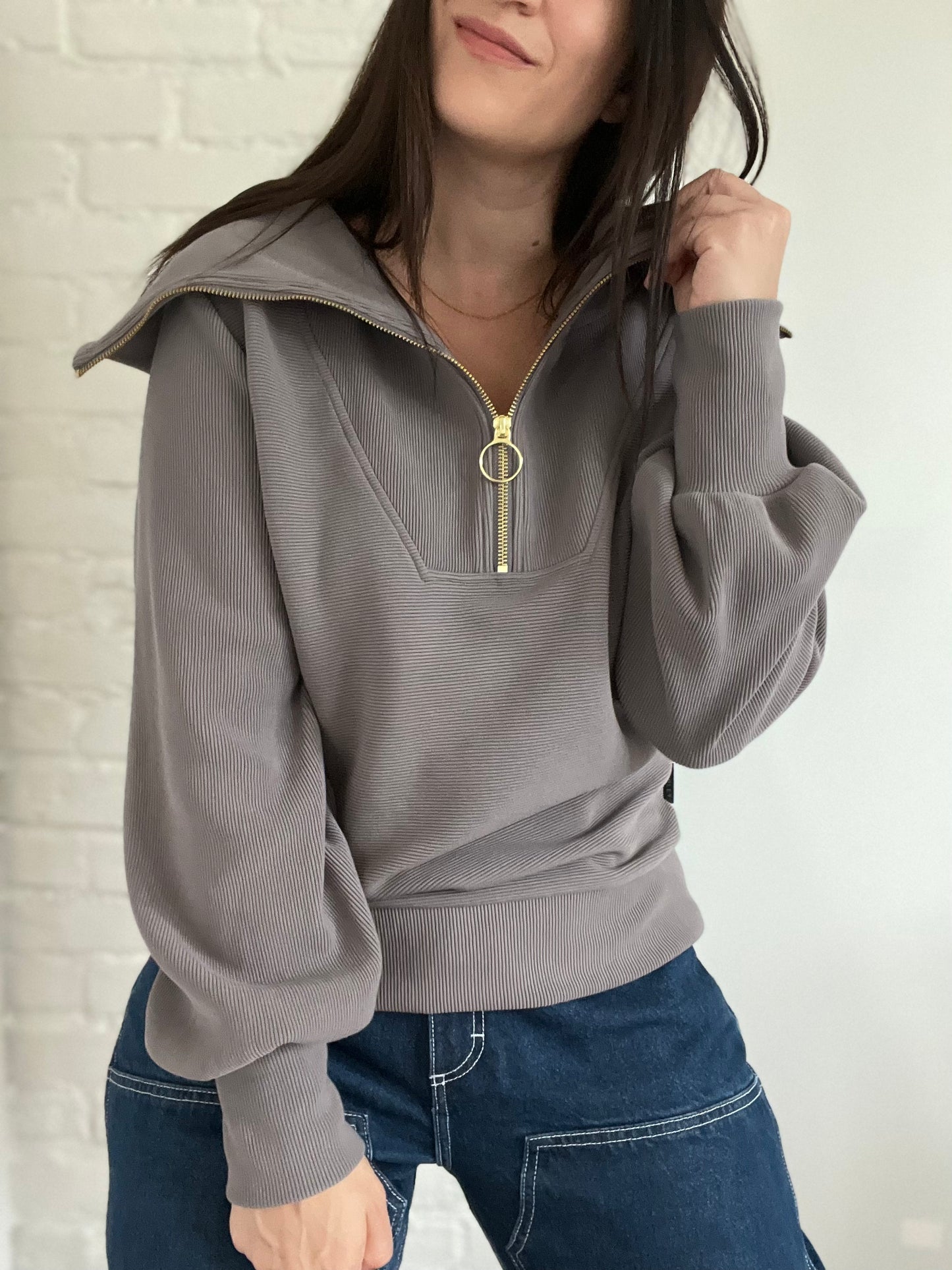 Varley Half Zip Sweater - Size S