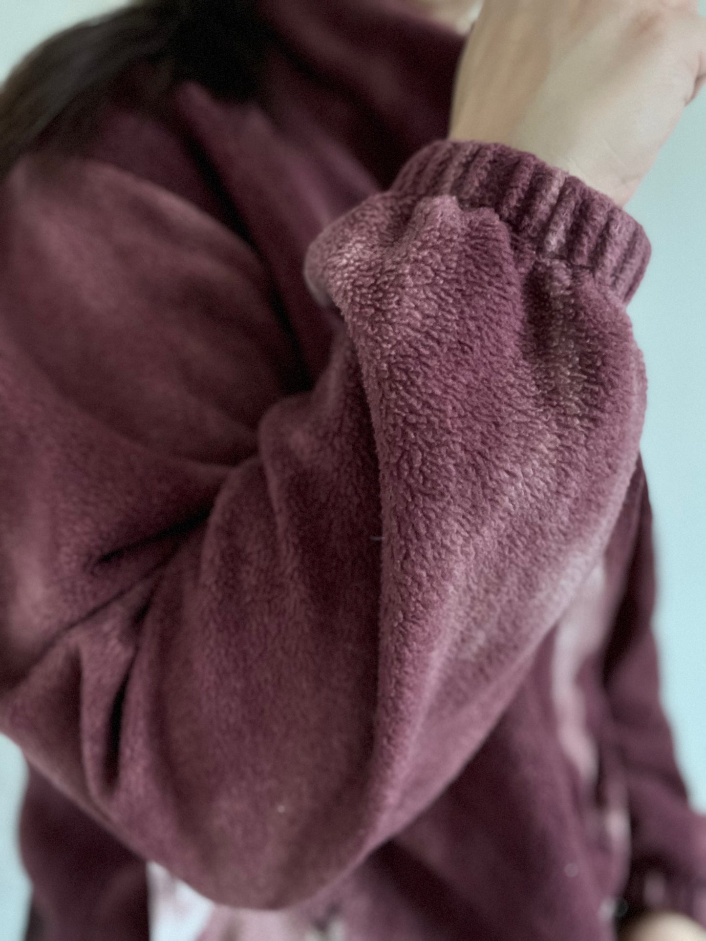 Night Sky Wolf Fleece Jacket  - Size XL