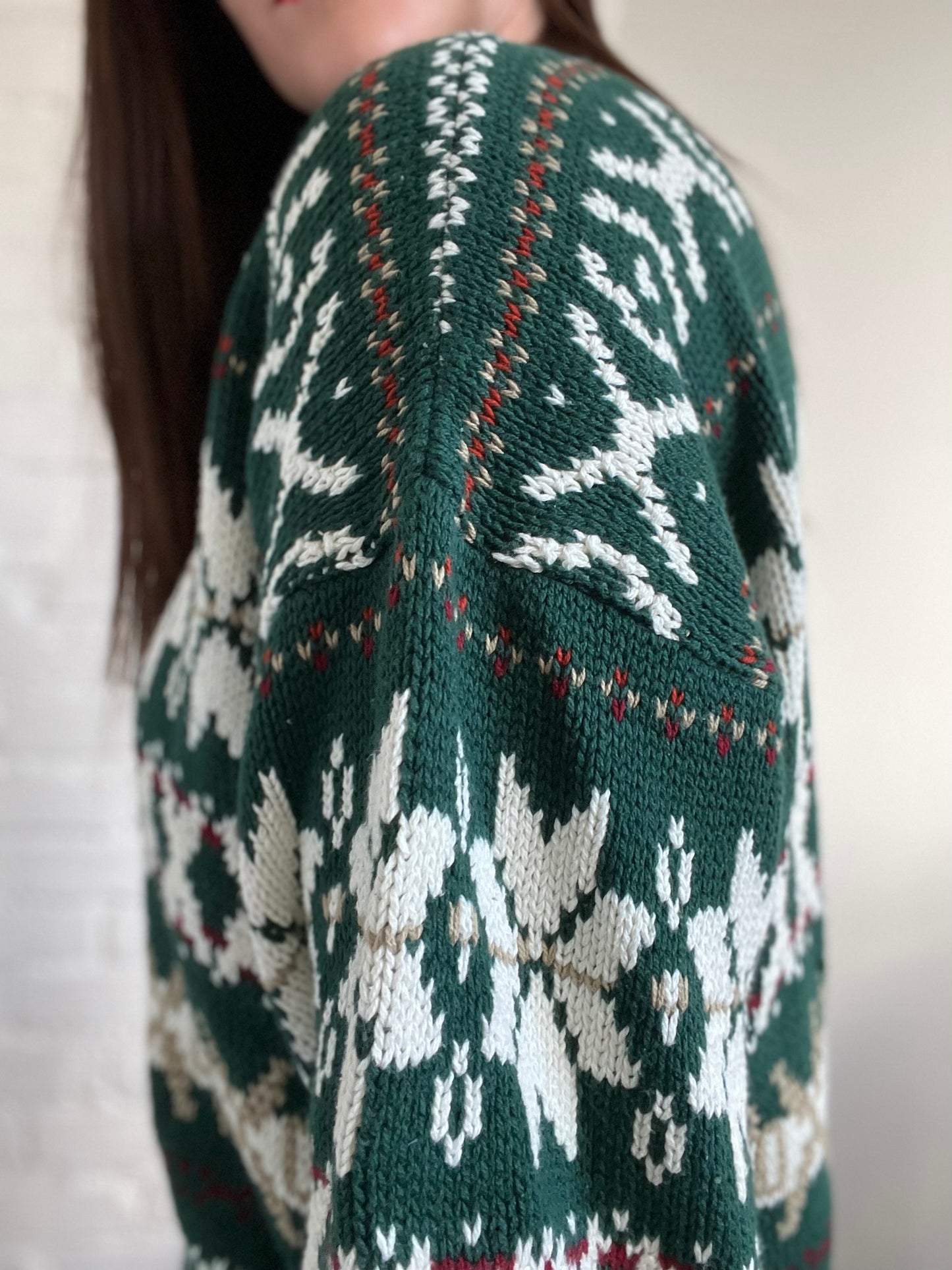 Holiday "Dad Sweater" Chunky Knit - Size L/XL