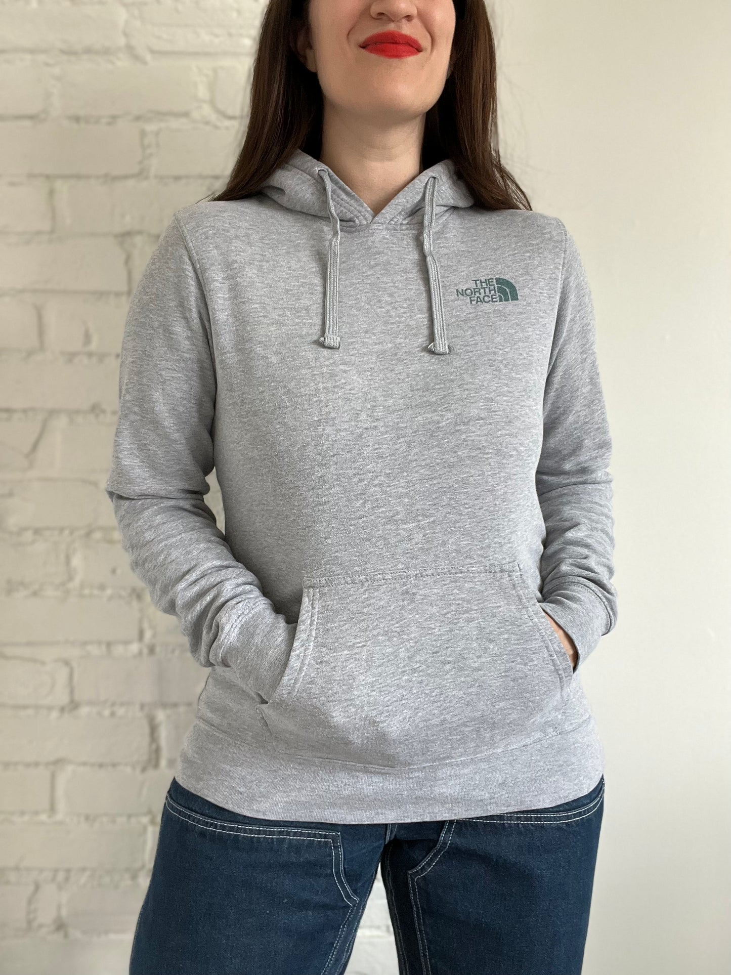 The North Face Grey Hoodie - M