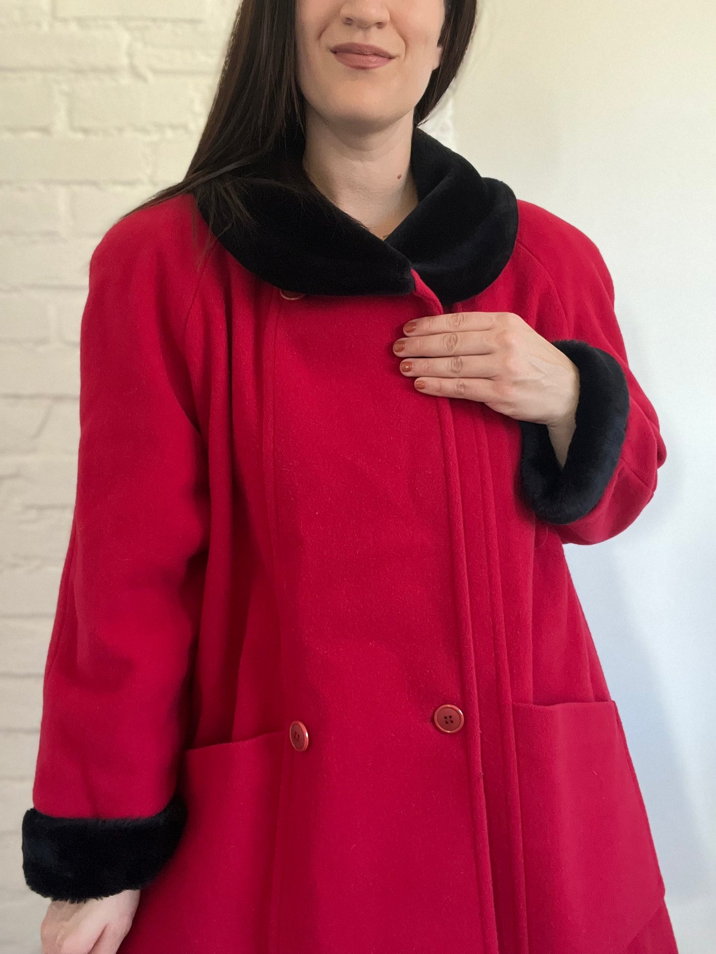 Bright Poppy Swing Jacket - Size L