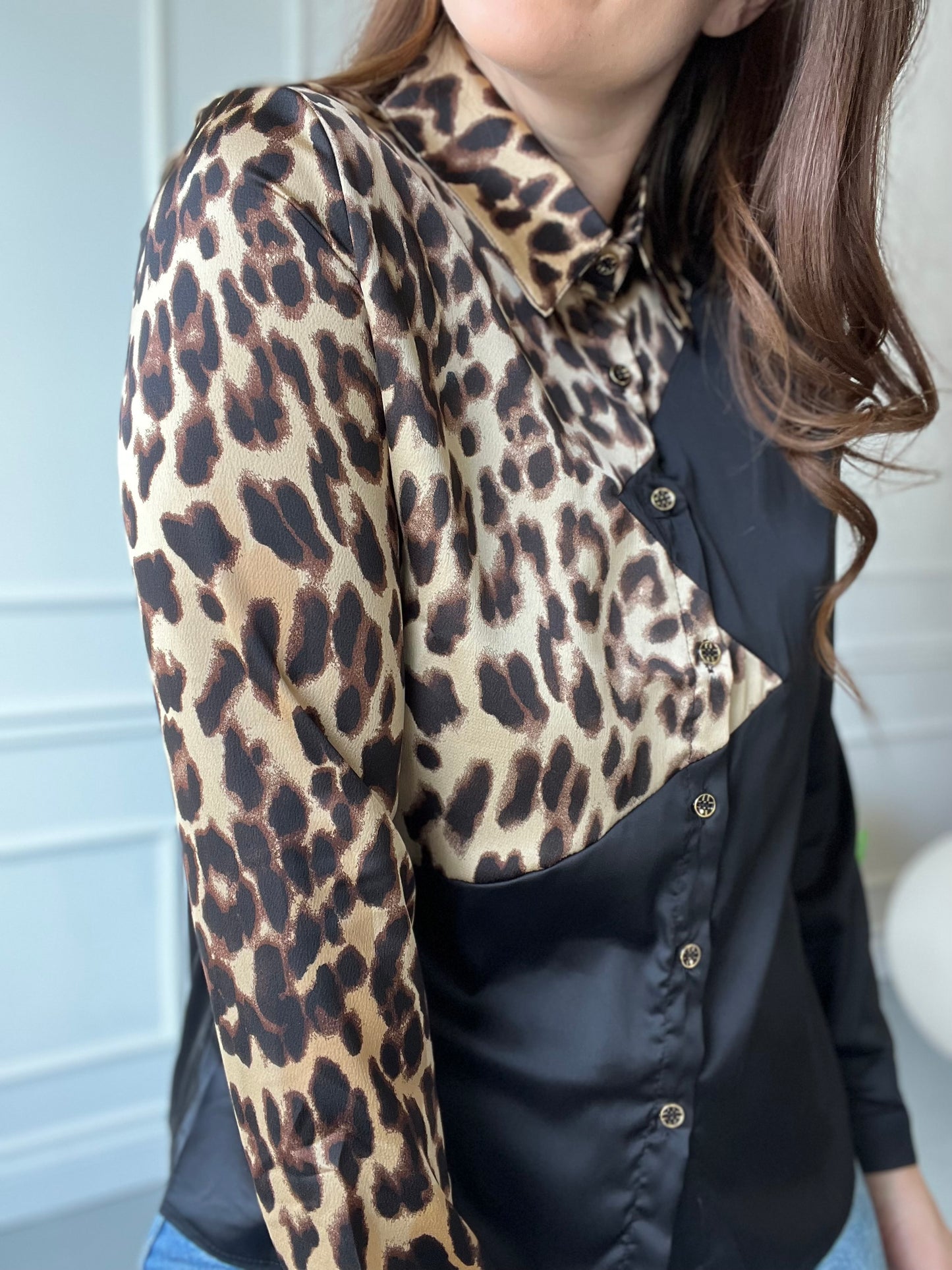 Pop Star Leopard Top - Size M