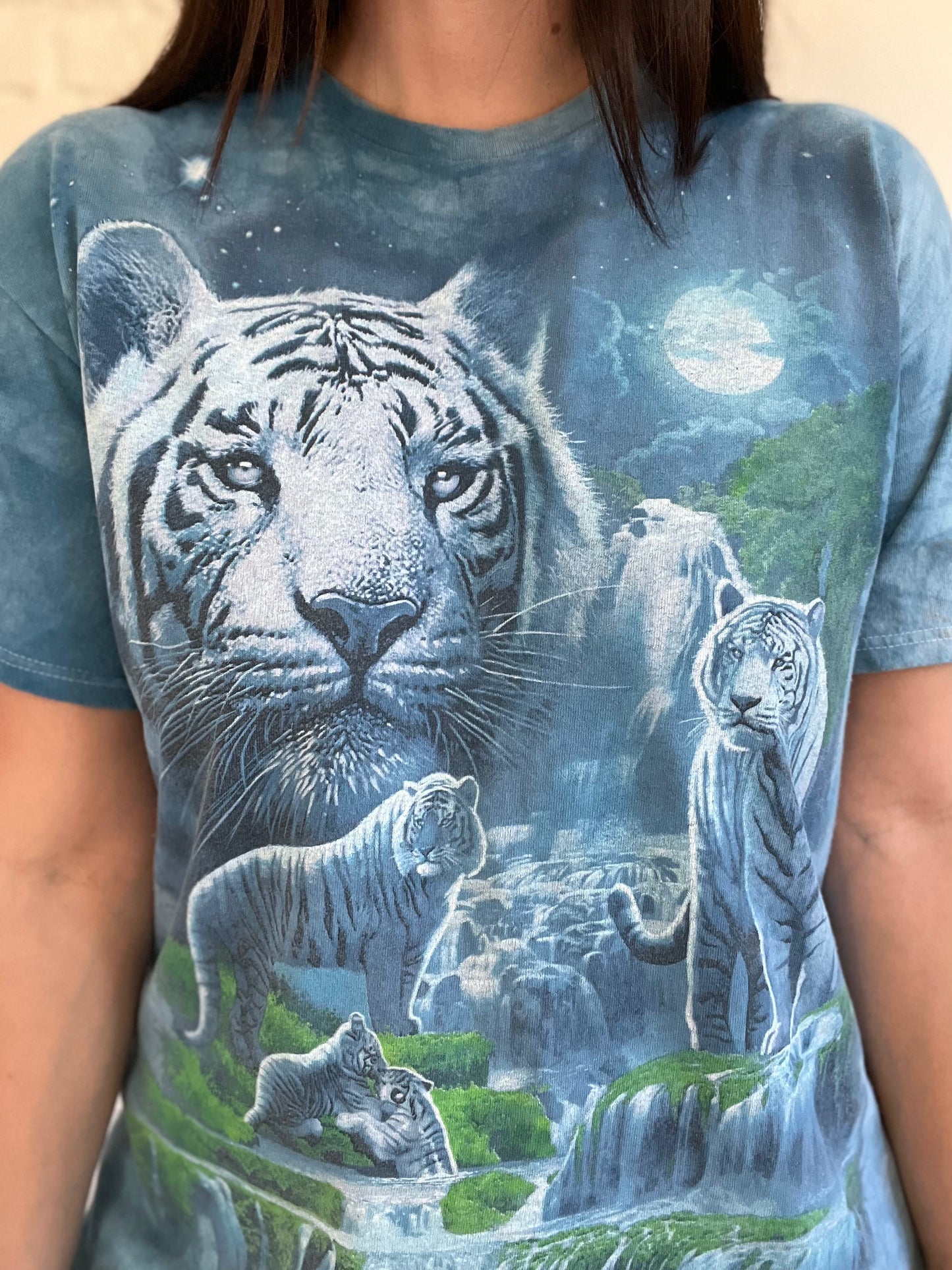 White Tiger Vintage Tshirt - Size L