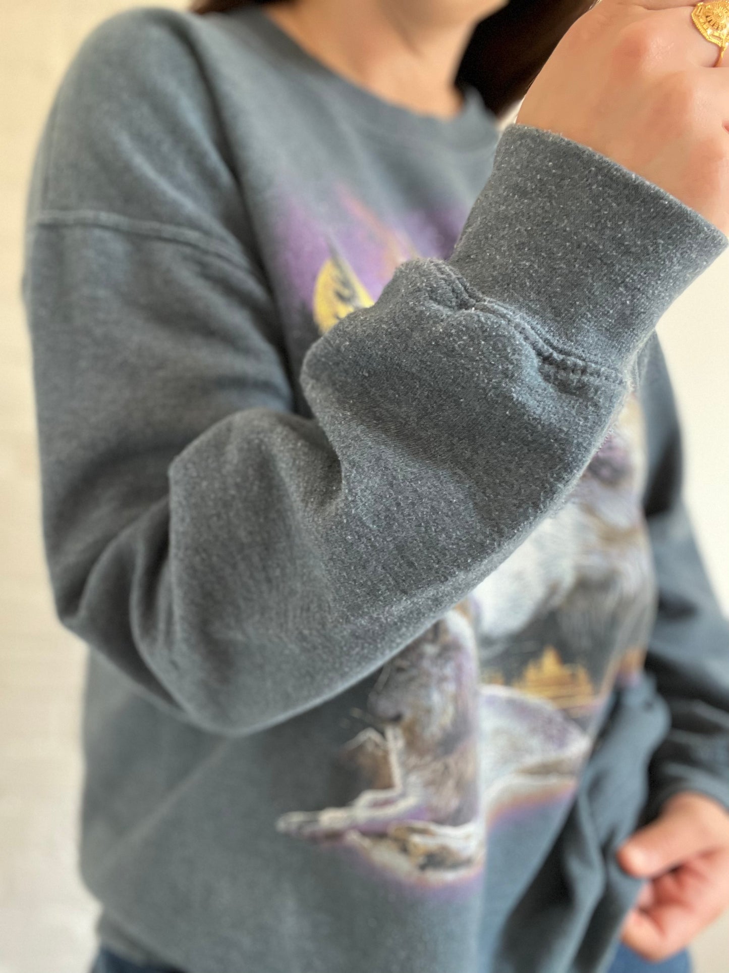 Alaska Wolf Sweater - Size XL