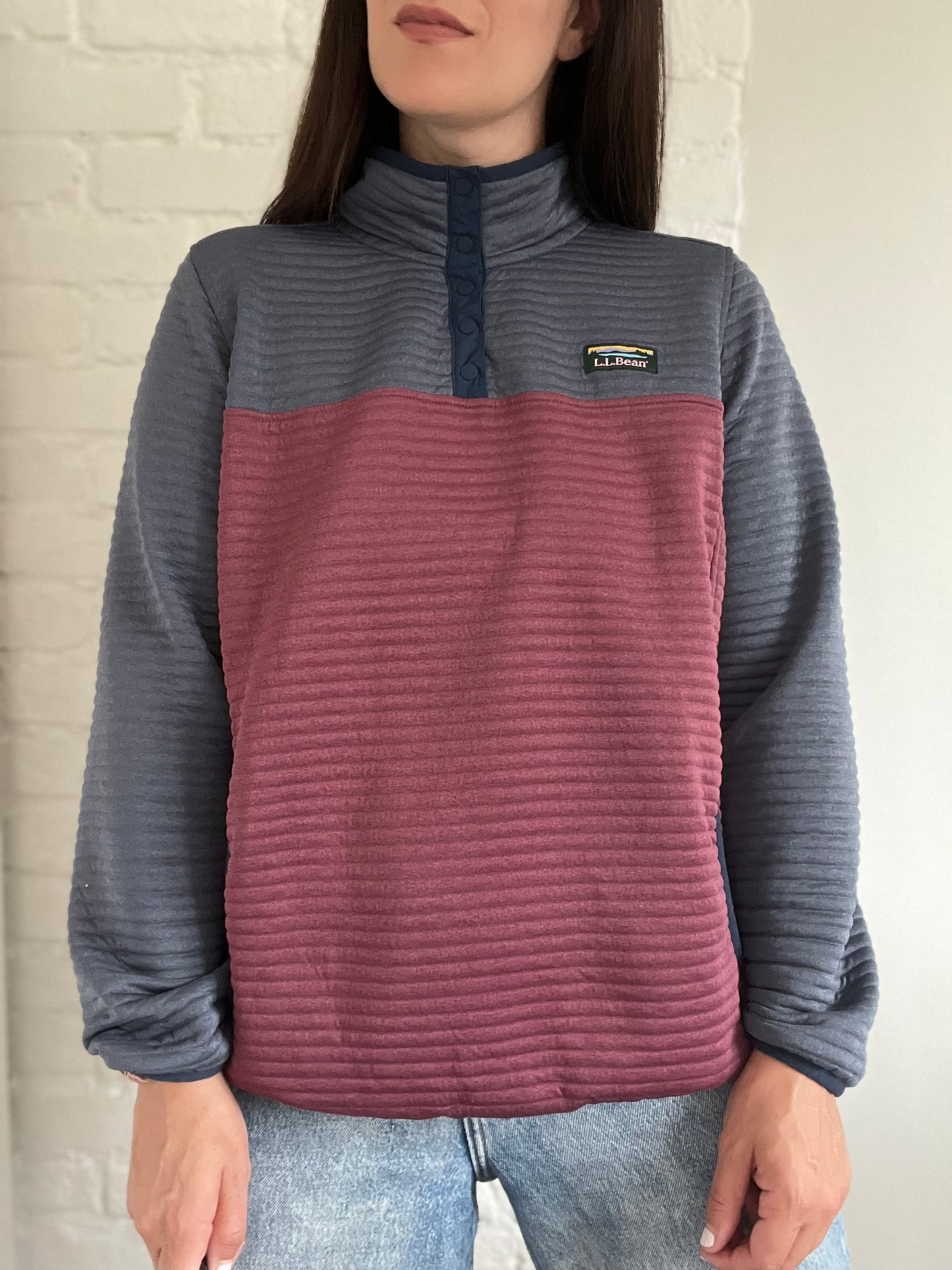 L.L. Bean Quarter Snap Pullover - Size XL