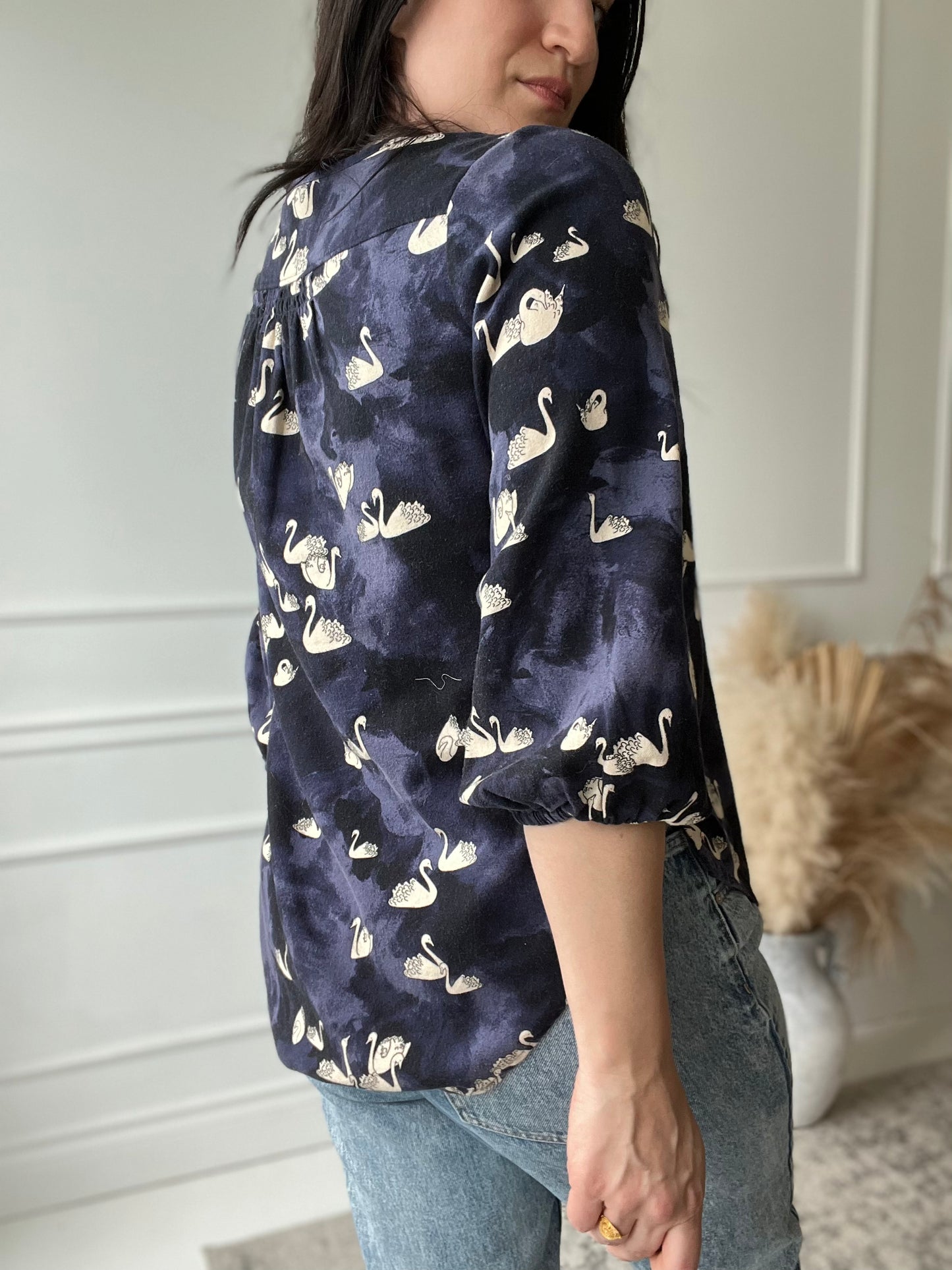 Bethesda Swan Flannel Shirt - Size M