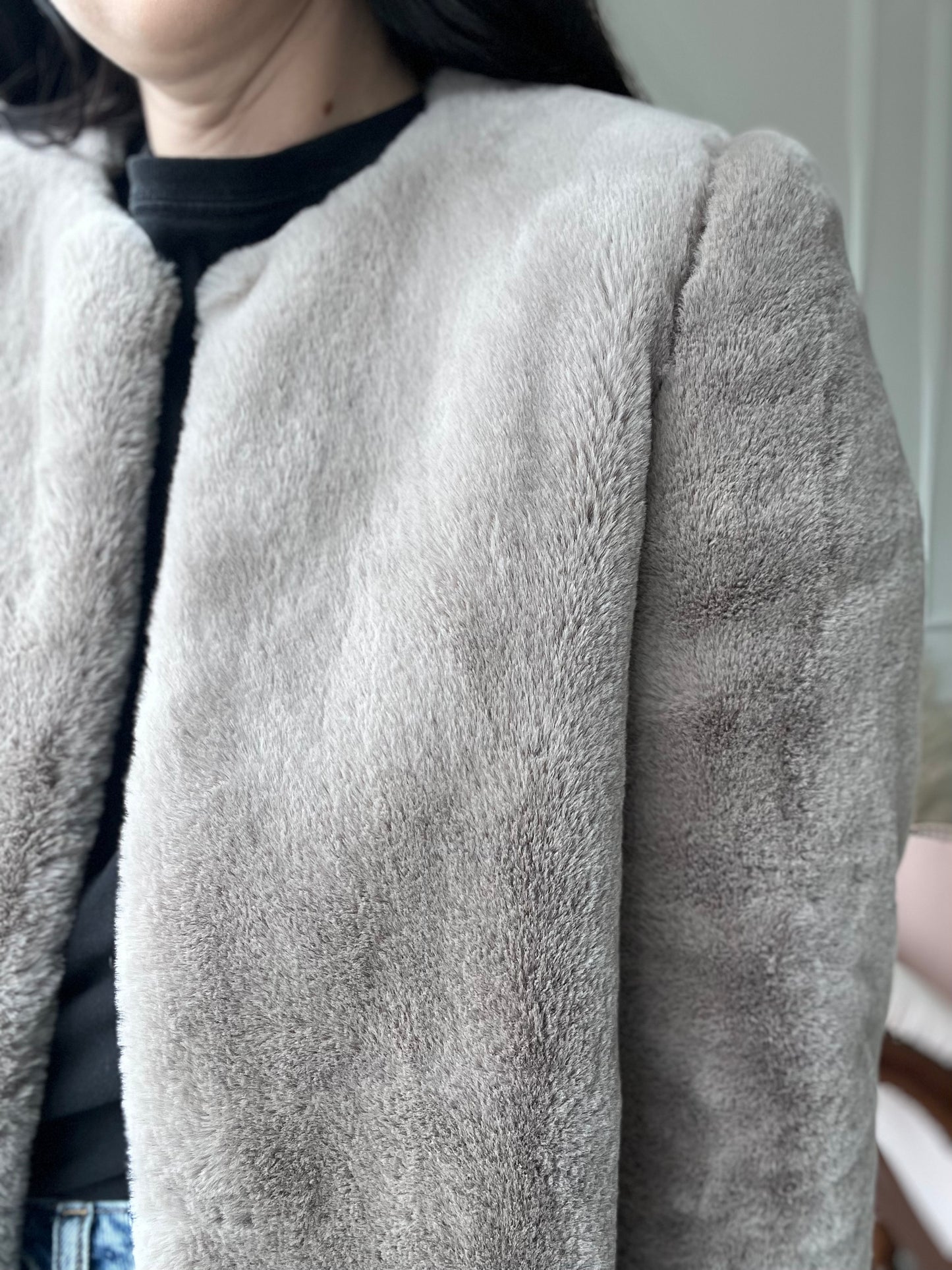 Buttery Soft Faux Fur Jacket - Size M