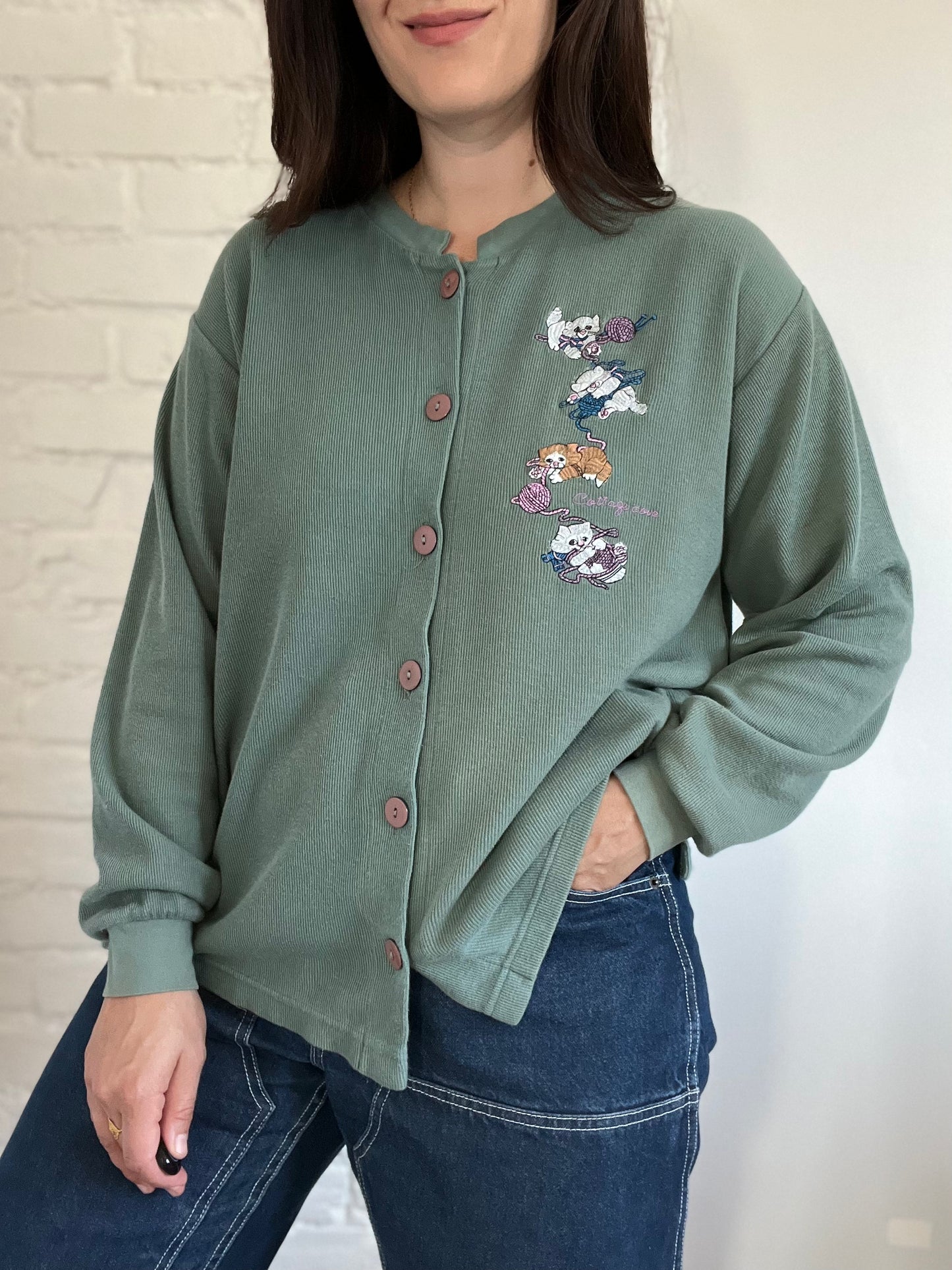 Cats Cottage Cove Sweater - Size M/L