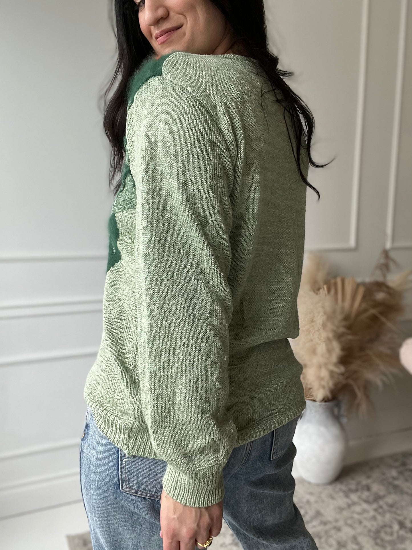 Sage Green Birds - Size L/XL