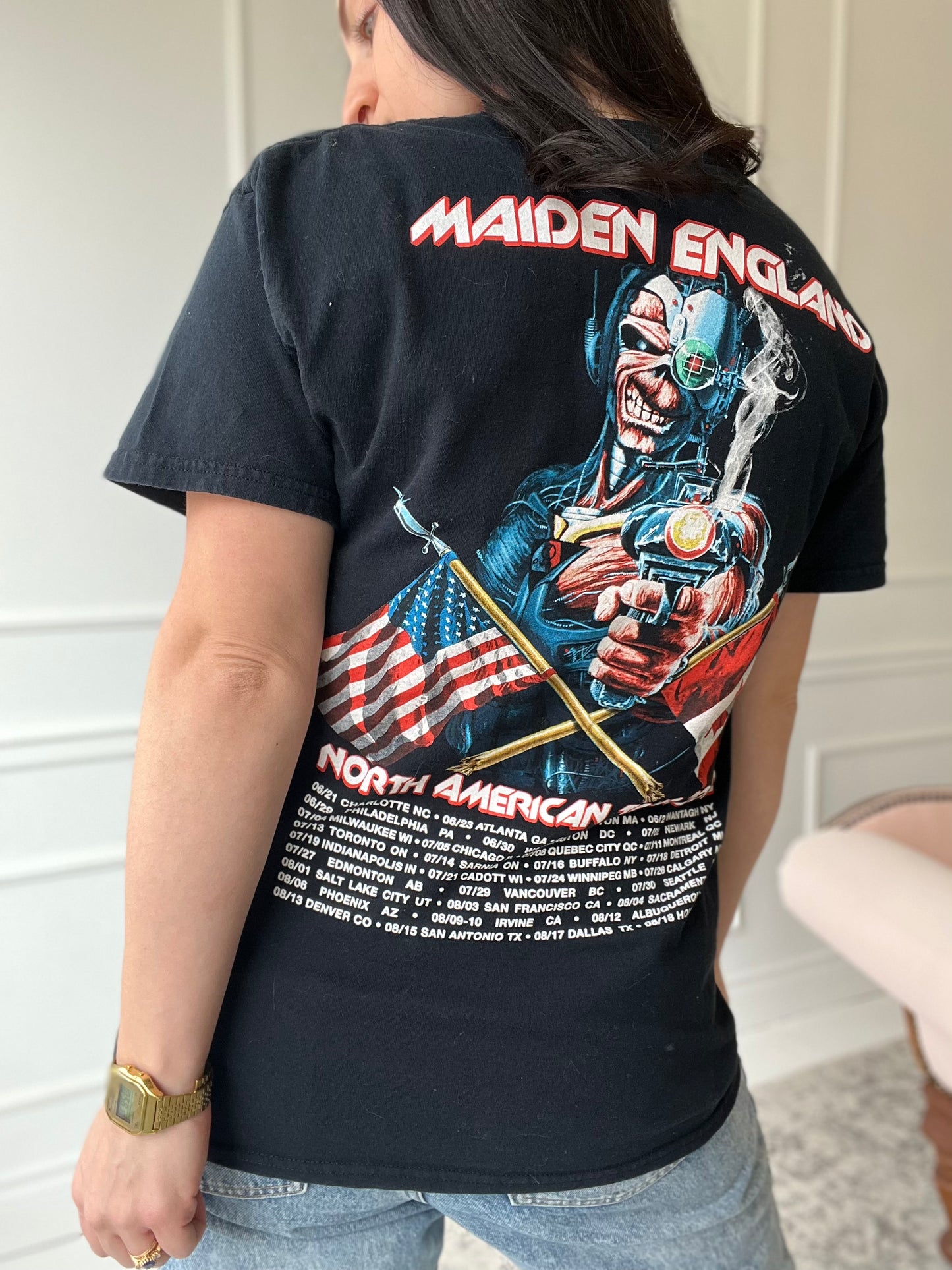 Iron Maiden 2012 Concert Tee - Size Mens L
