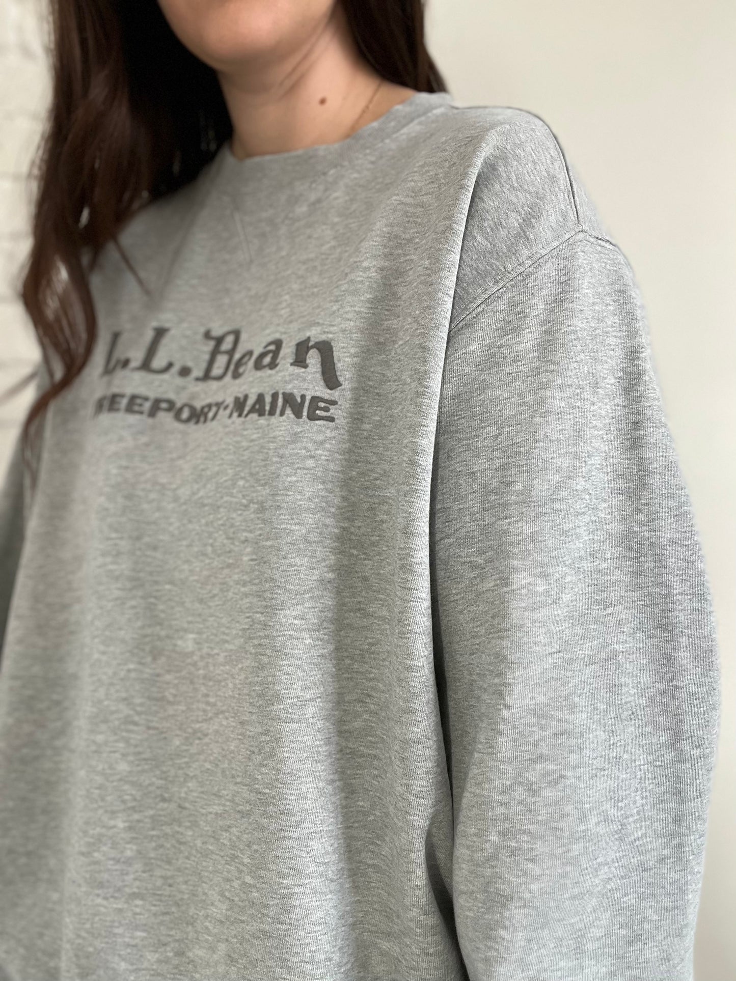 L.L. Bean Embroidered Crewneck - XL