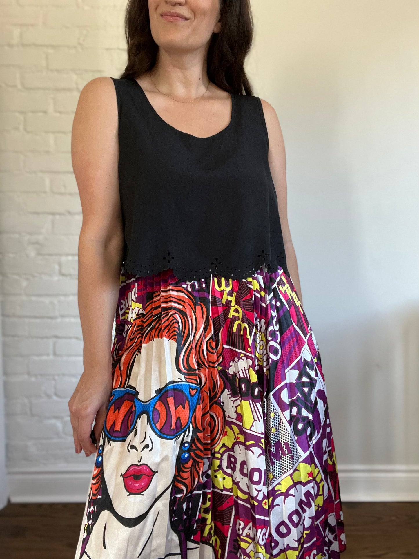 Boom Pow Art Pop Comic Skirt - Size S-L
