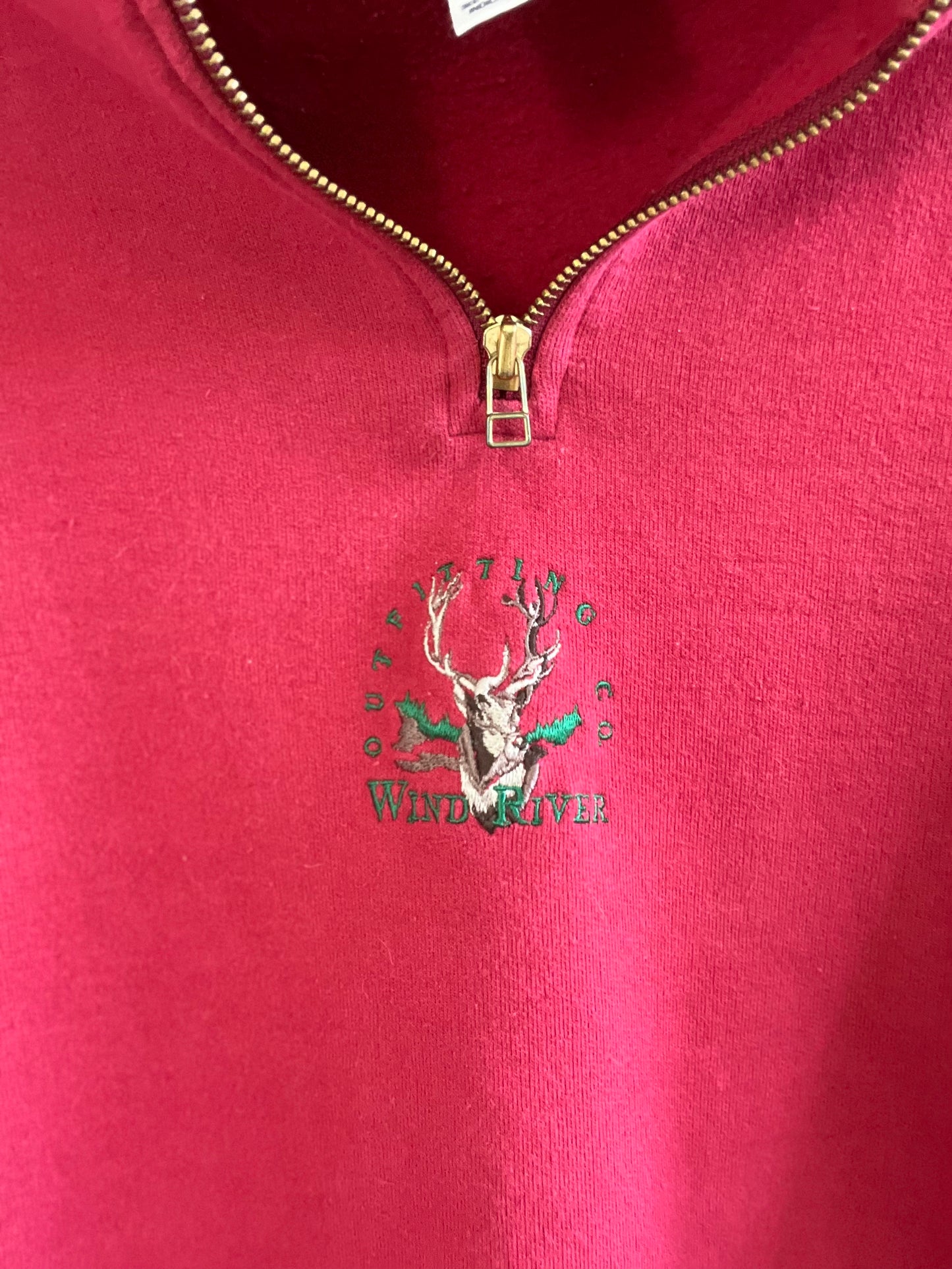 Wind River Moose Quarter Zip - Size XL