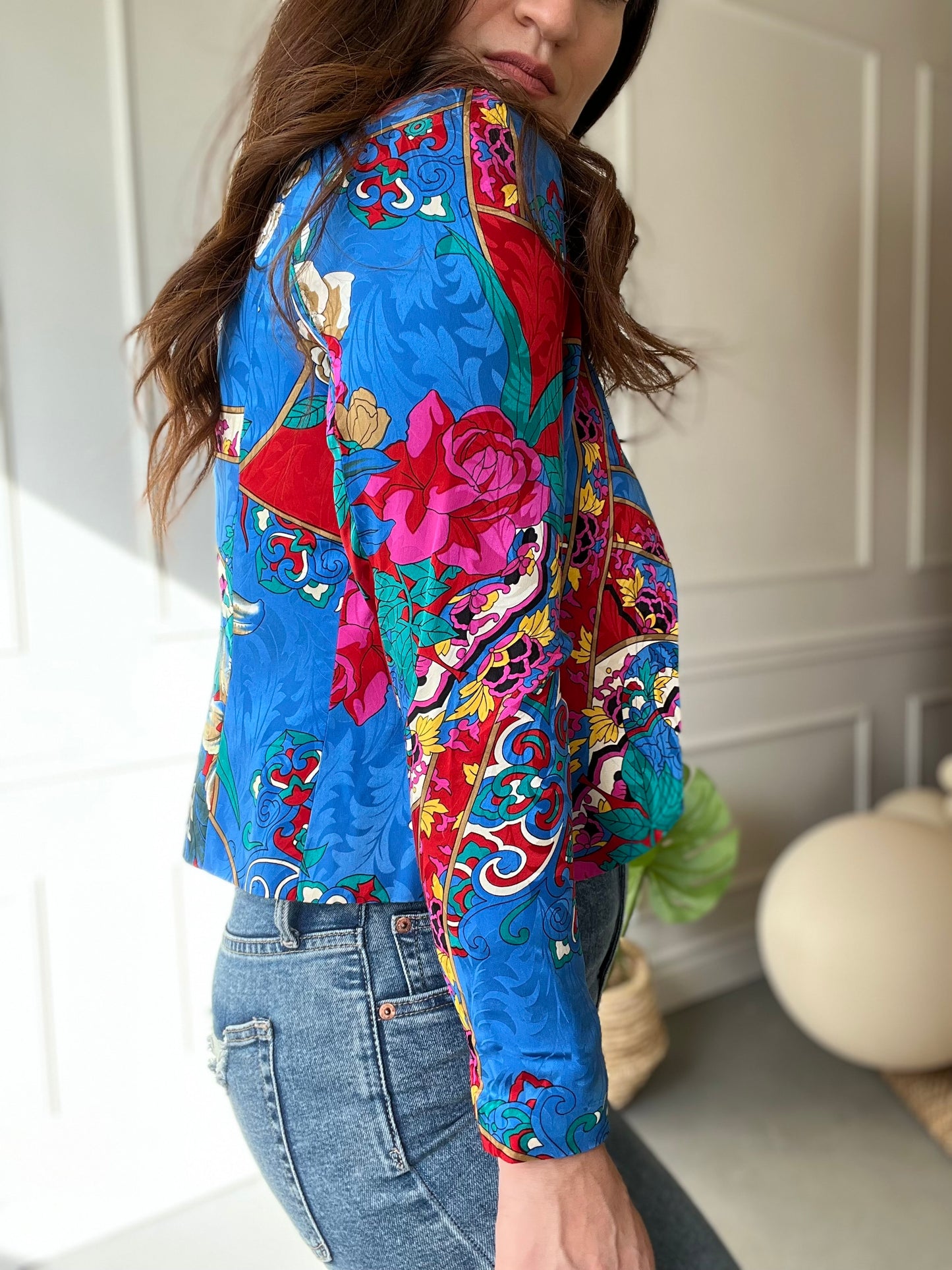 Anne Crimmins for Umi Collections Silk Top - Size 4