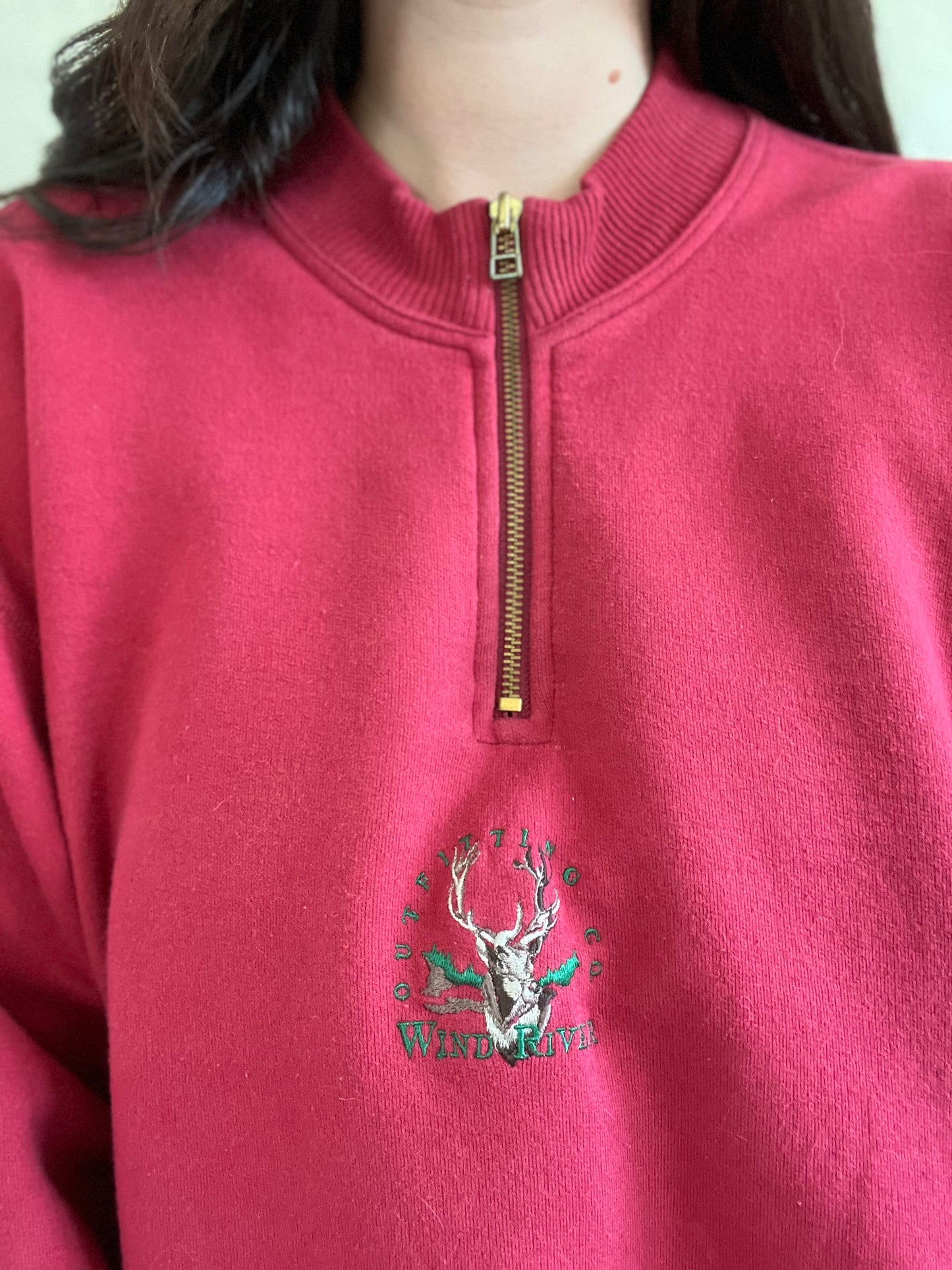 Wind River Moose Quarter Zip - Size XL