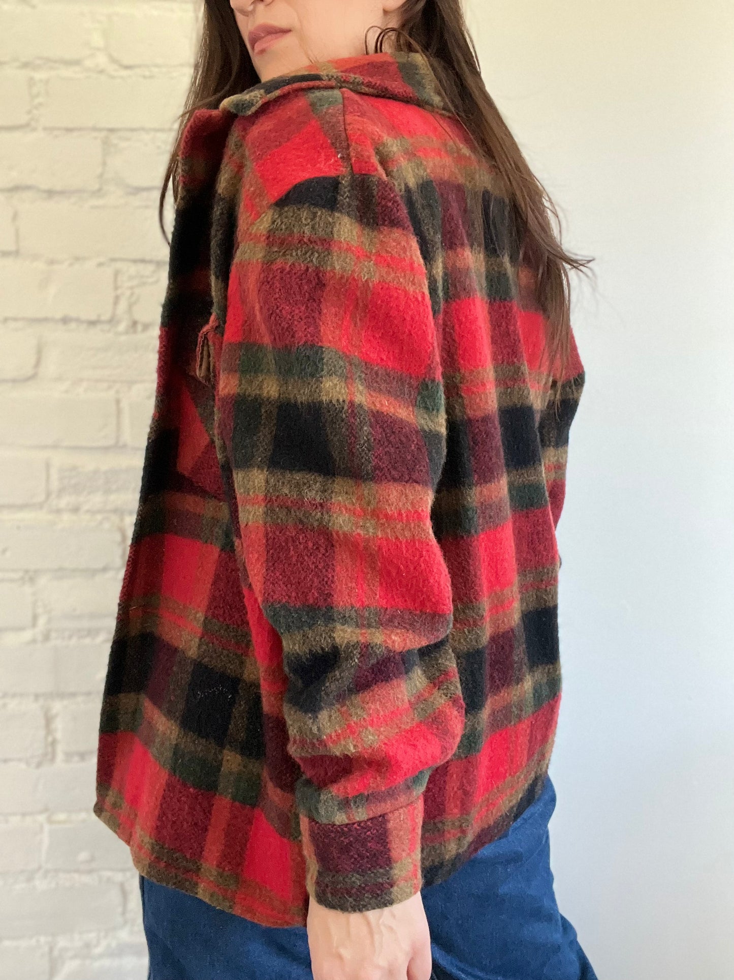 100% Wool Lumber Jac Shacket - Size M