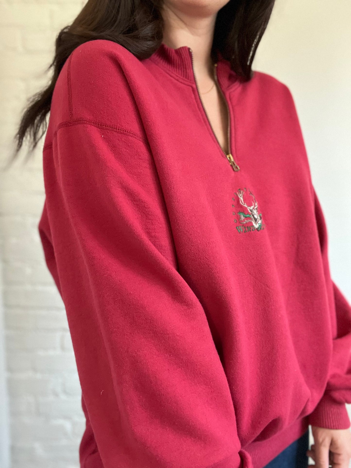 Wind River Moose Quarter Zip - Size XL