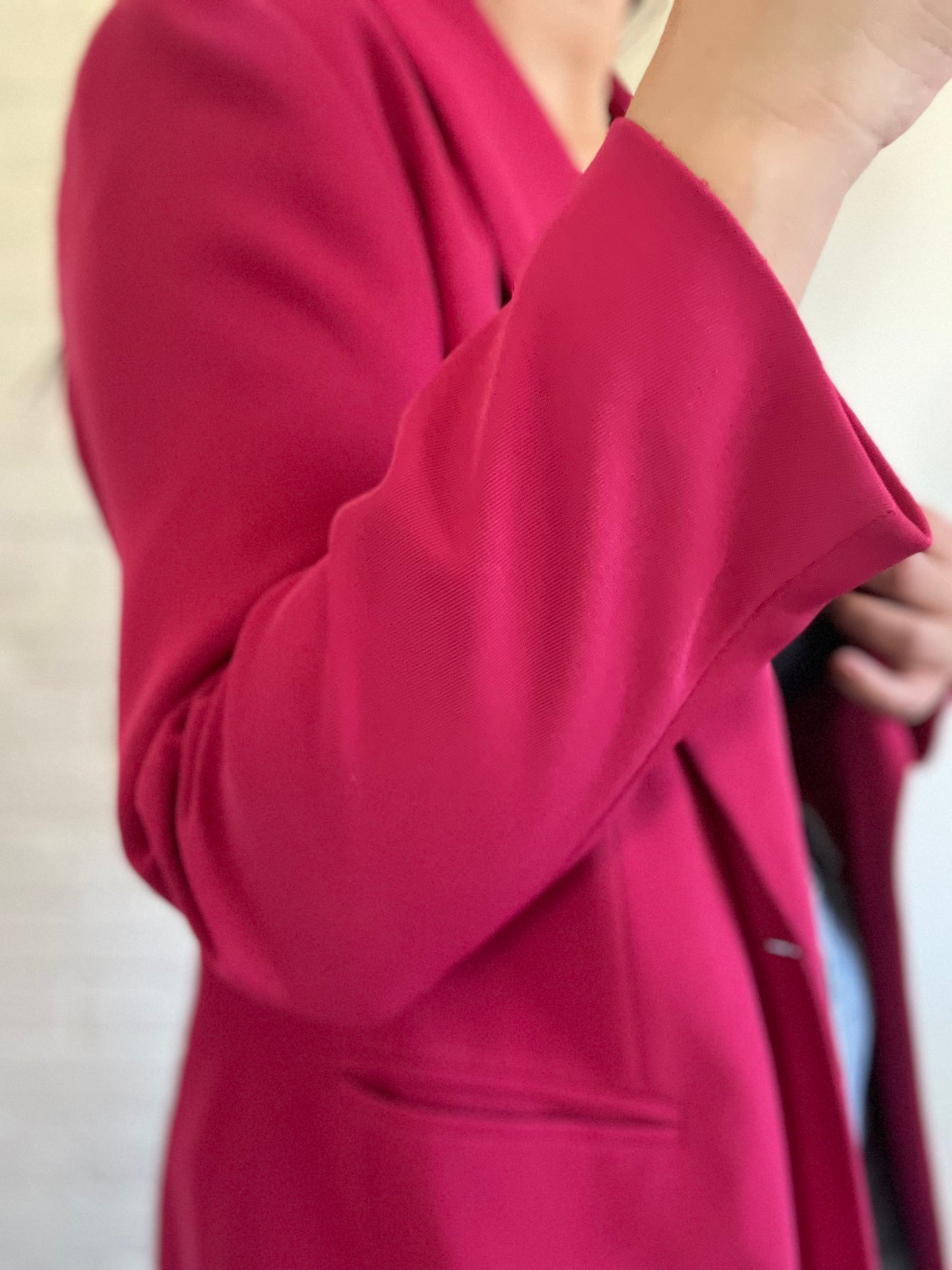 Relaxed Pink Blazer - Size L