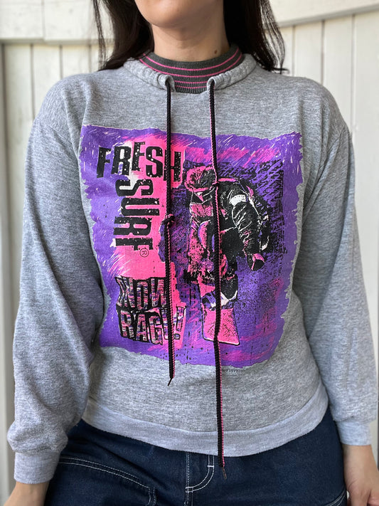 80's Fresh Surf Snowboard Sweater - S