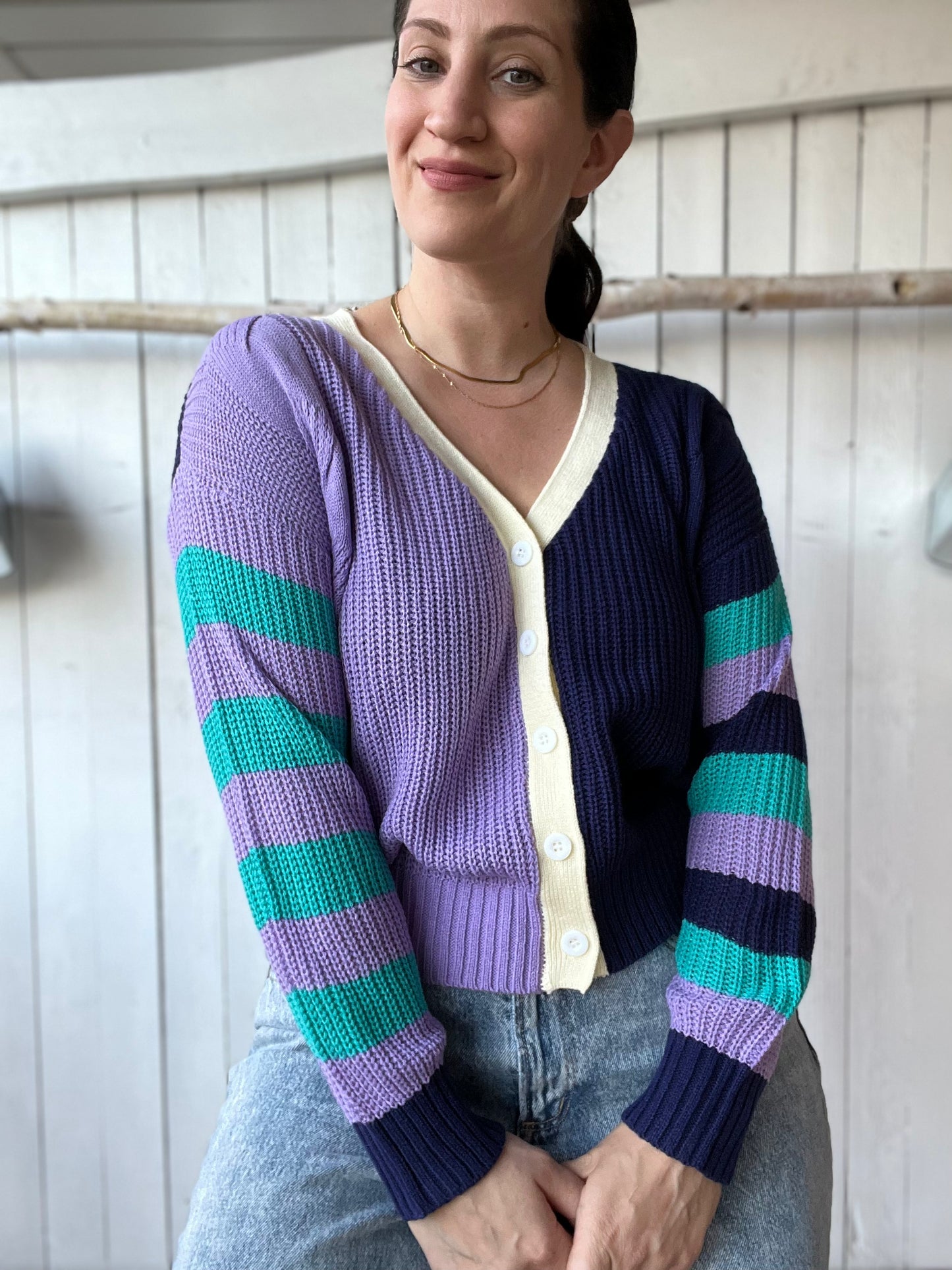 Preppy Cardigan - Size M