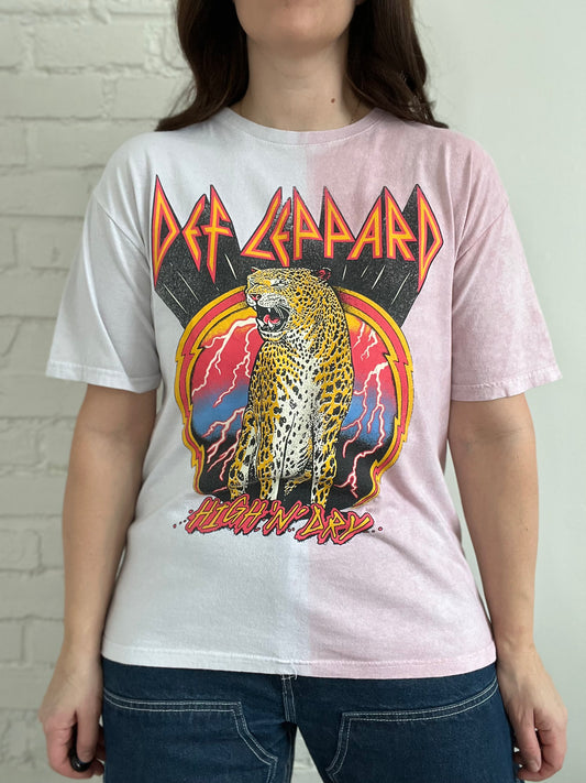 Def Leppard High N' Dry T-Shirt - Womens L