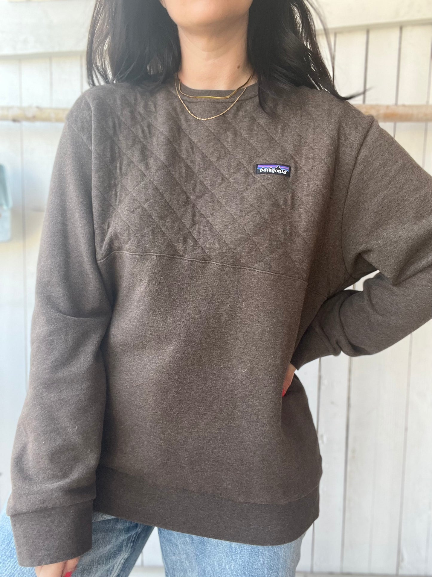 Quilted Patagonia Crewneck  - Size XL