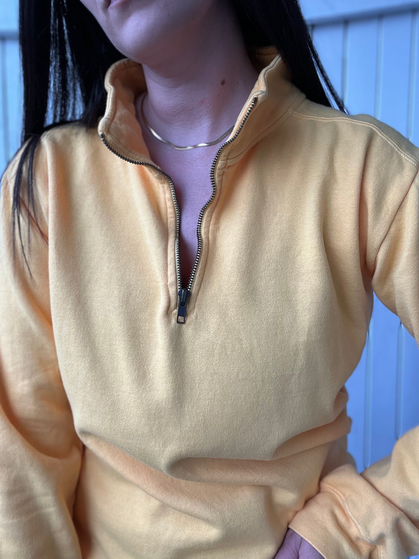 Sunshine Quarter Zip Sweater  - Size S/M