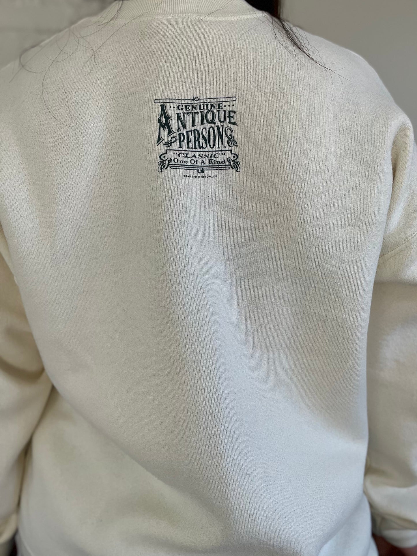 Antique Cowboy Sweater - Size L/XL