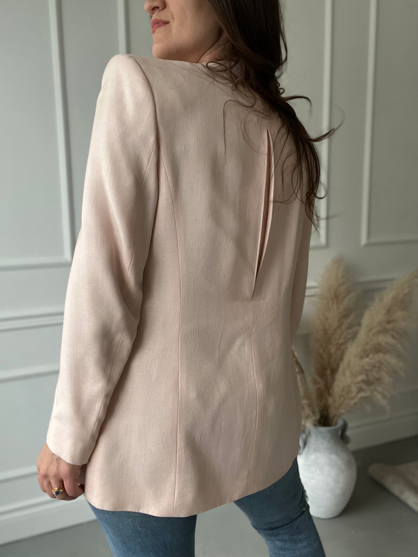 Blush Pink Soft Blazer - Size M