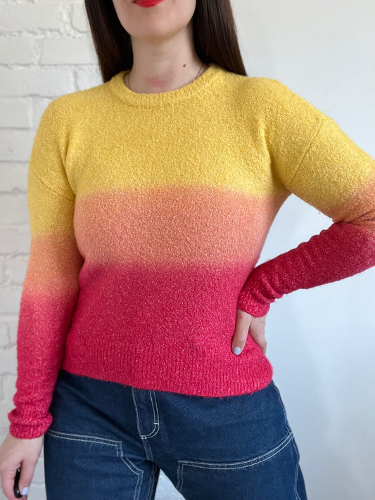 Ombré Sunset Summer Sweater - XS