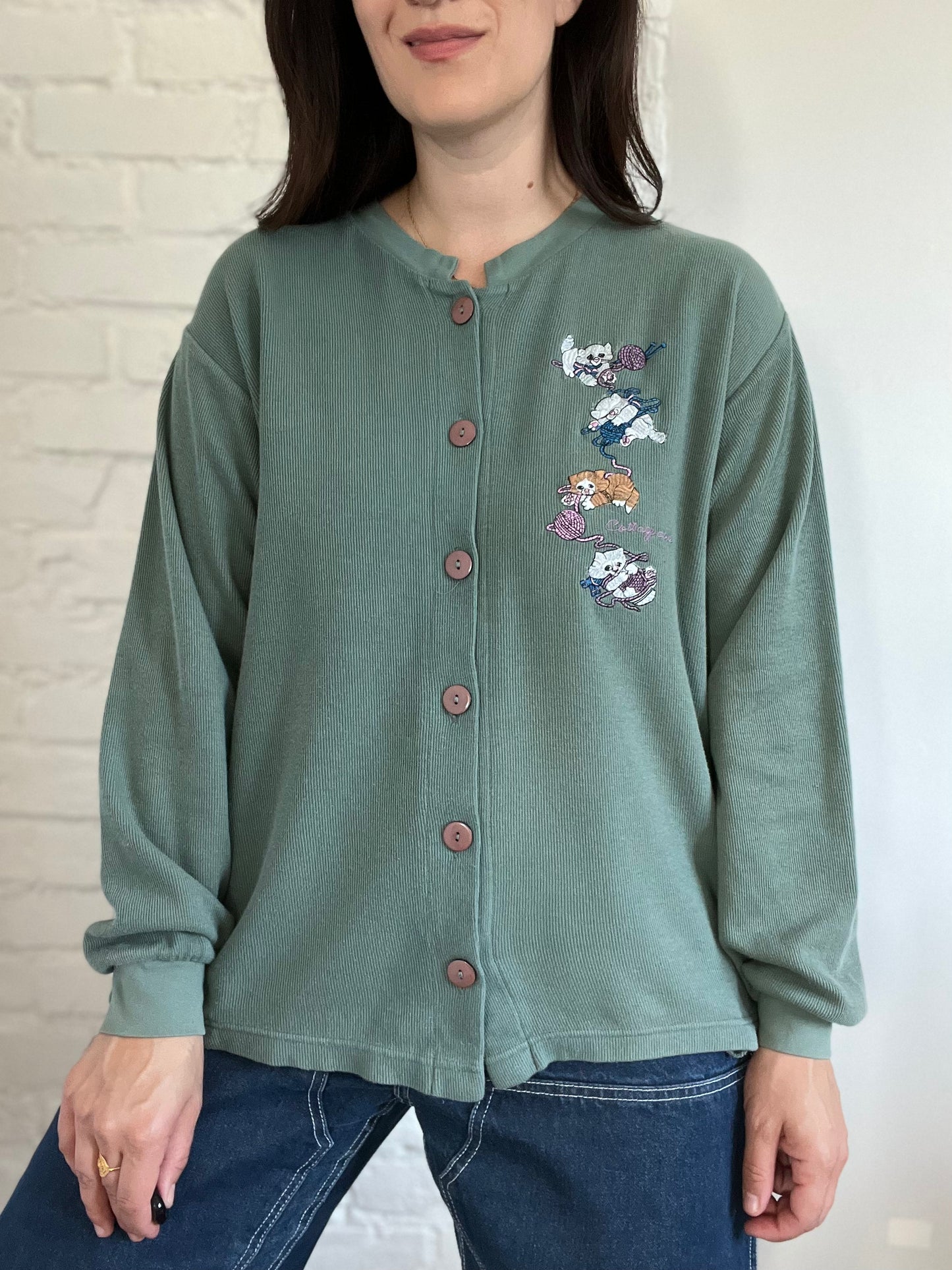 Cats Cottage Cove Sweater - Size M/L