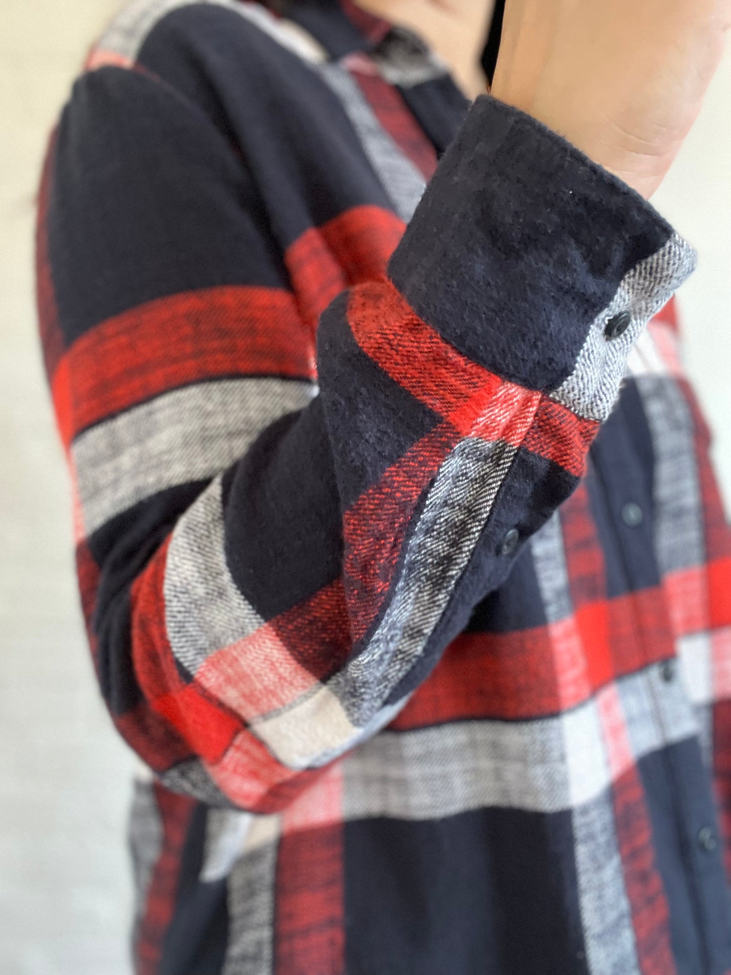 Madewell Plaid Button-Up - Size L