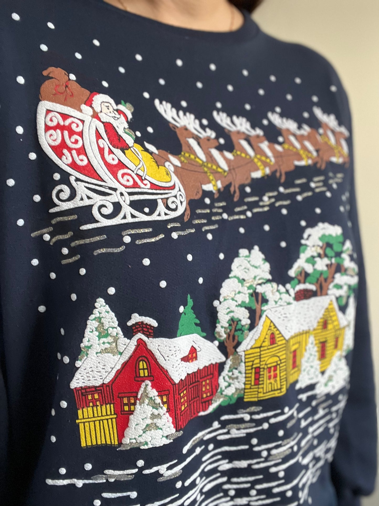 Santa Claus Theme Sweater - XL