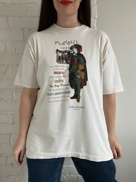1995 Stratford Playbill T-shirt - XL