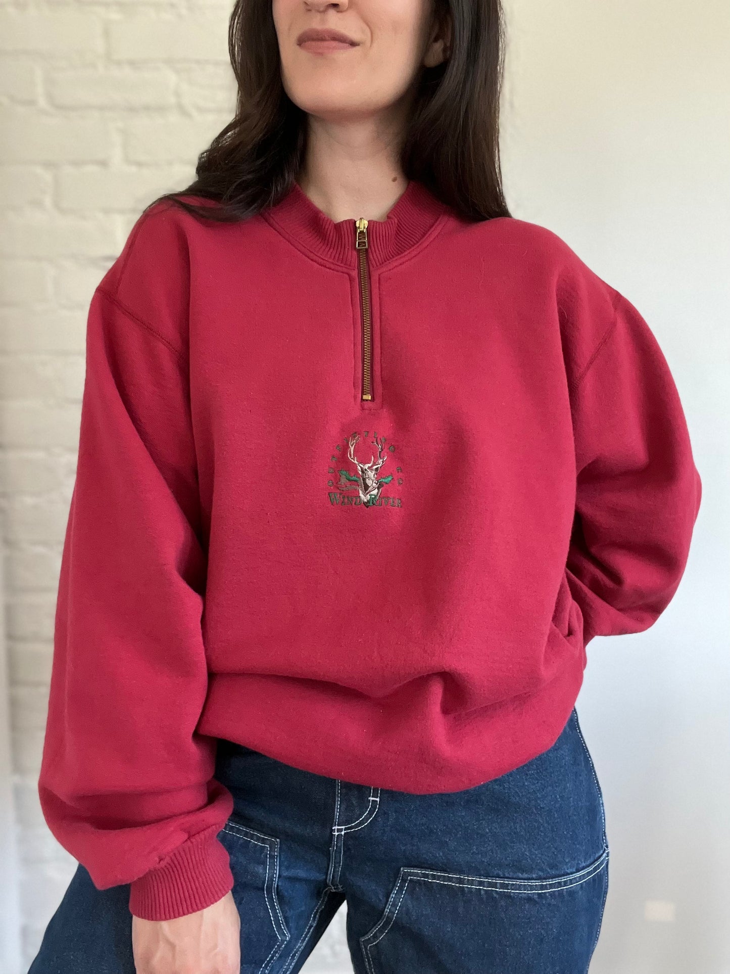 Wind River Moose Quarter Zip - Size XL